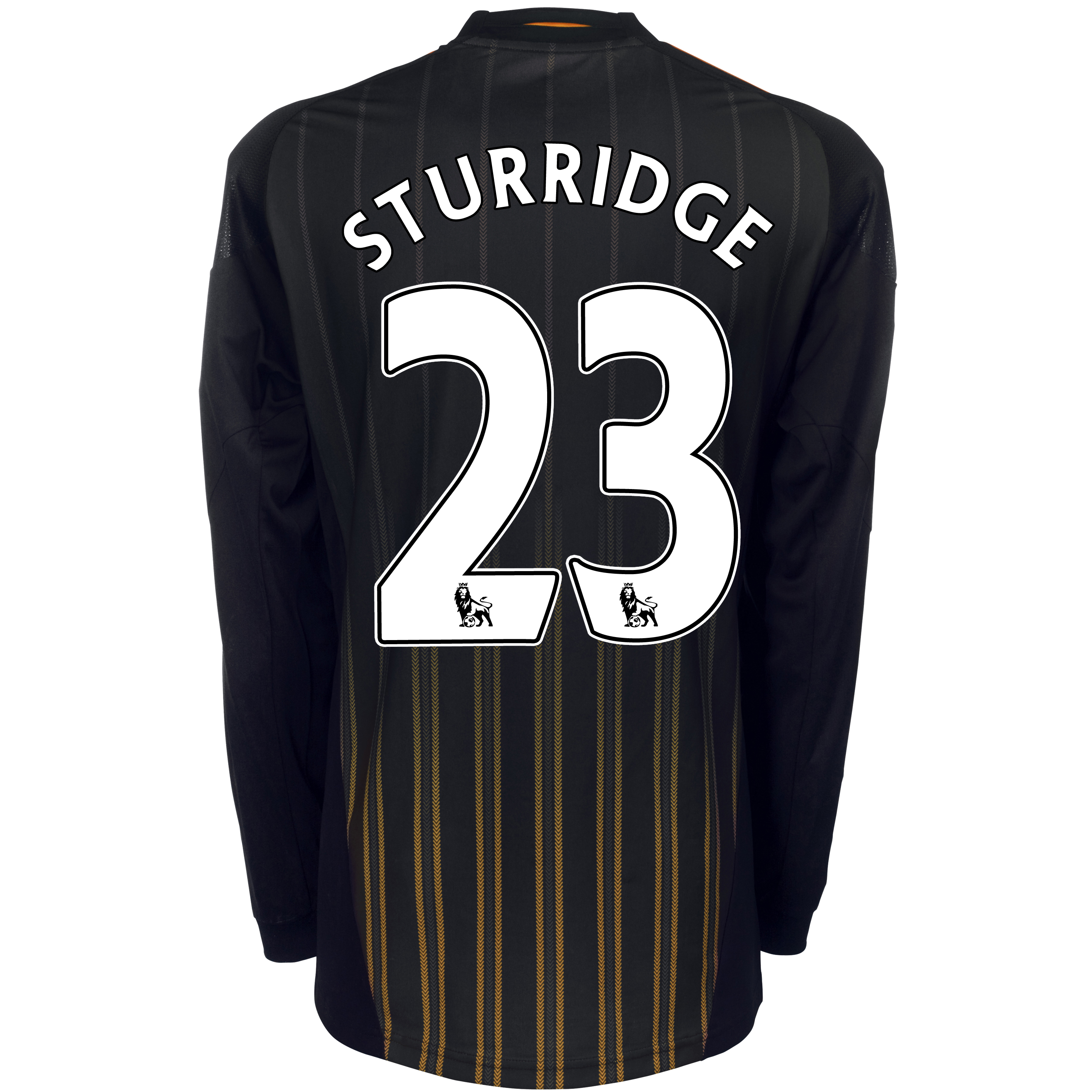Chelsea Away Shirt 201011 with Sturridge 23 printing Long Sleeve