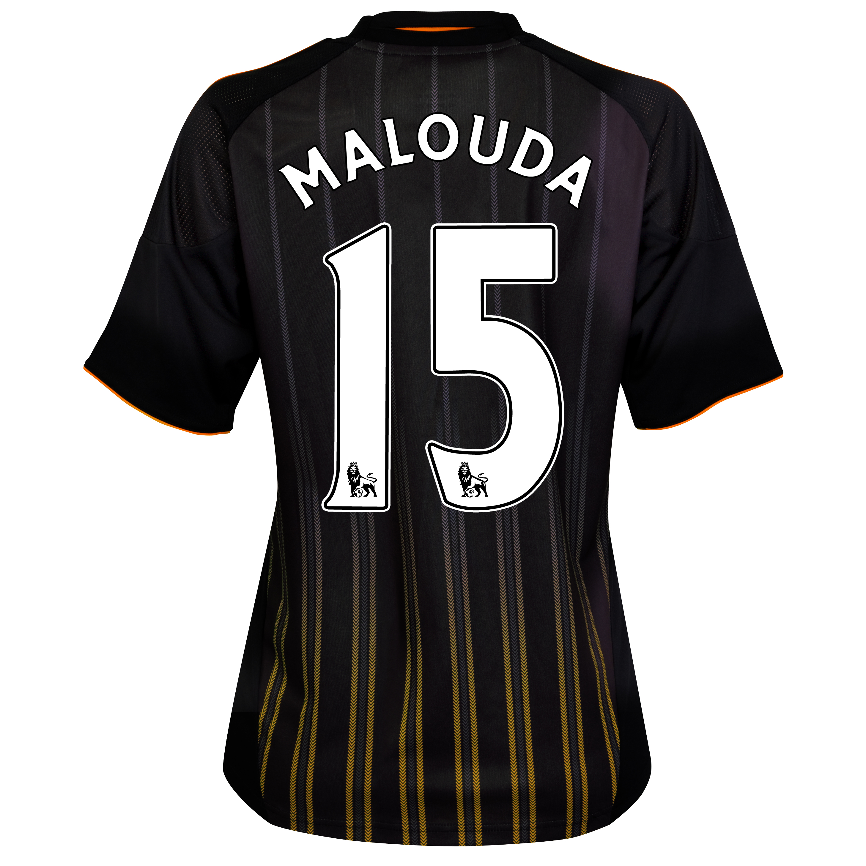 Chelsea Away Shirt 201011 with Malouda 15 printing Womens