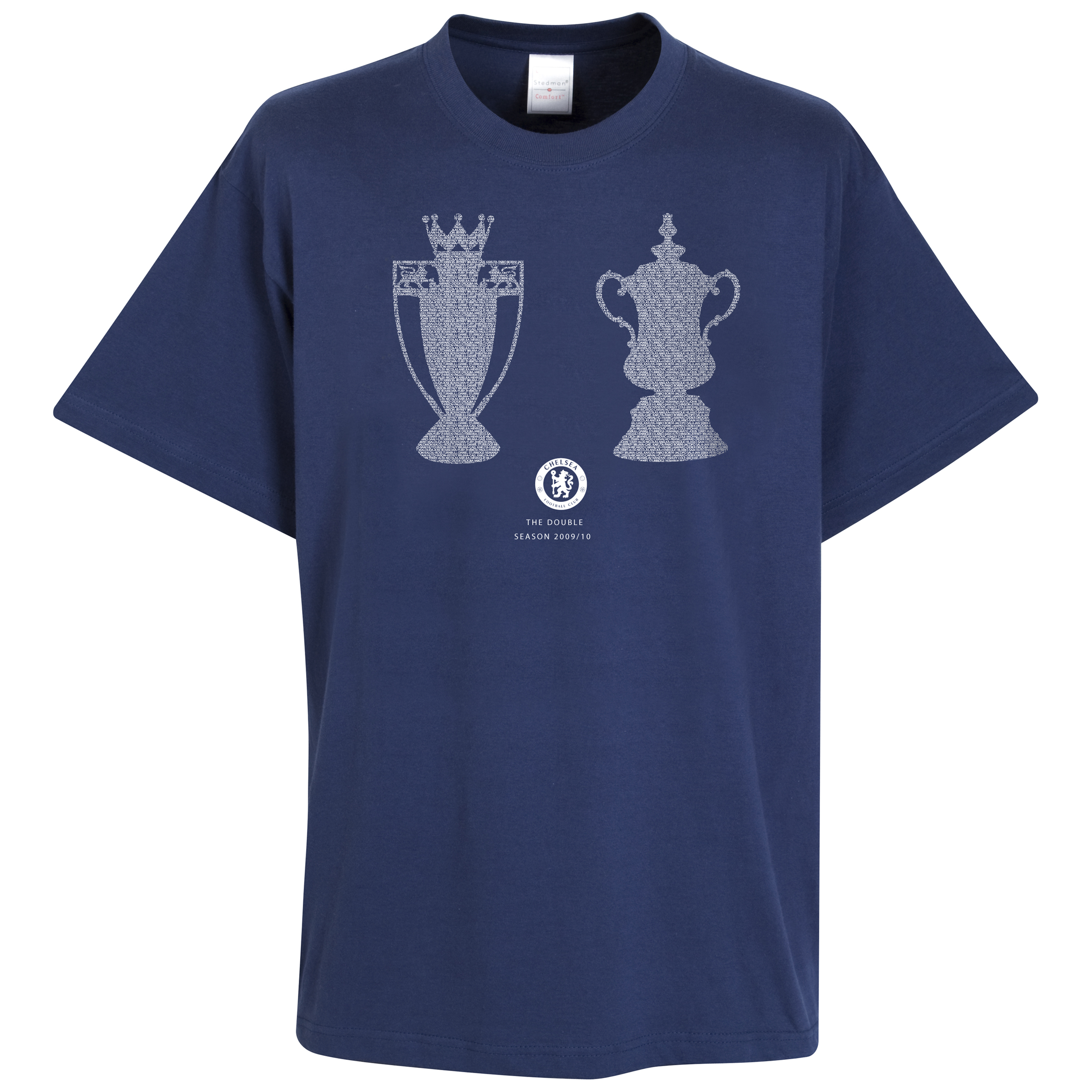 Chelsea Doubles Trophy T shirt Navy
