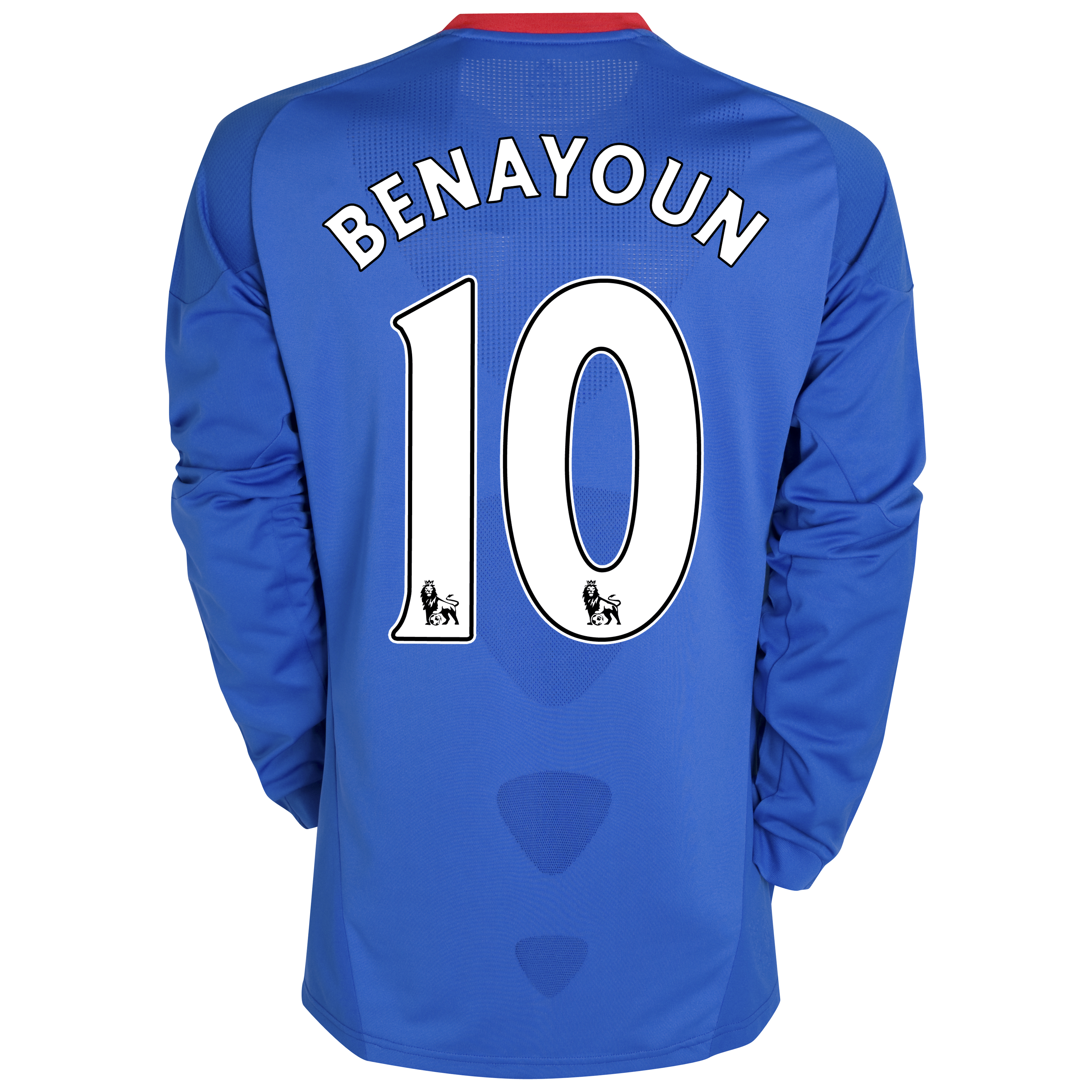 Chelsea Home Shirt 201011 with Benayoun 10 printing Long Sleeve