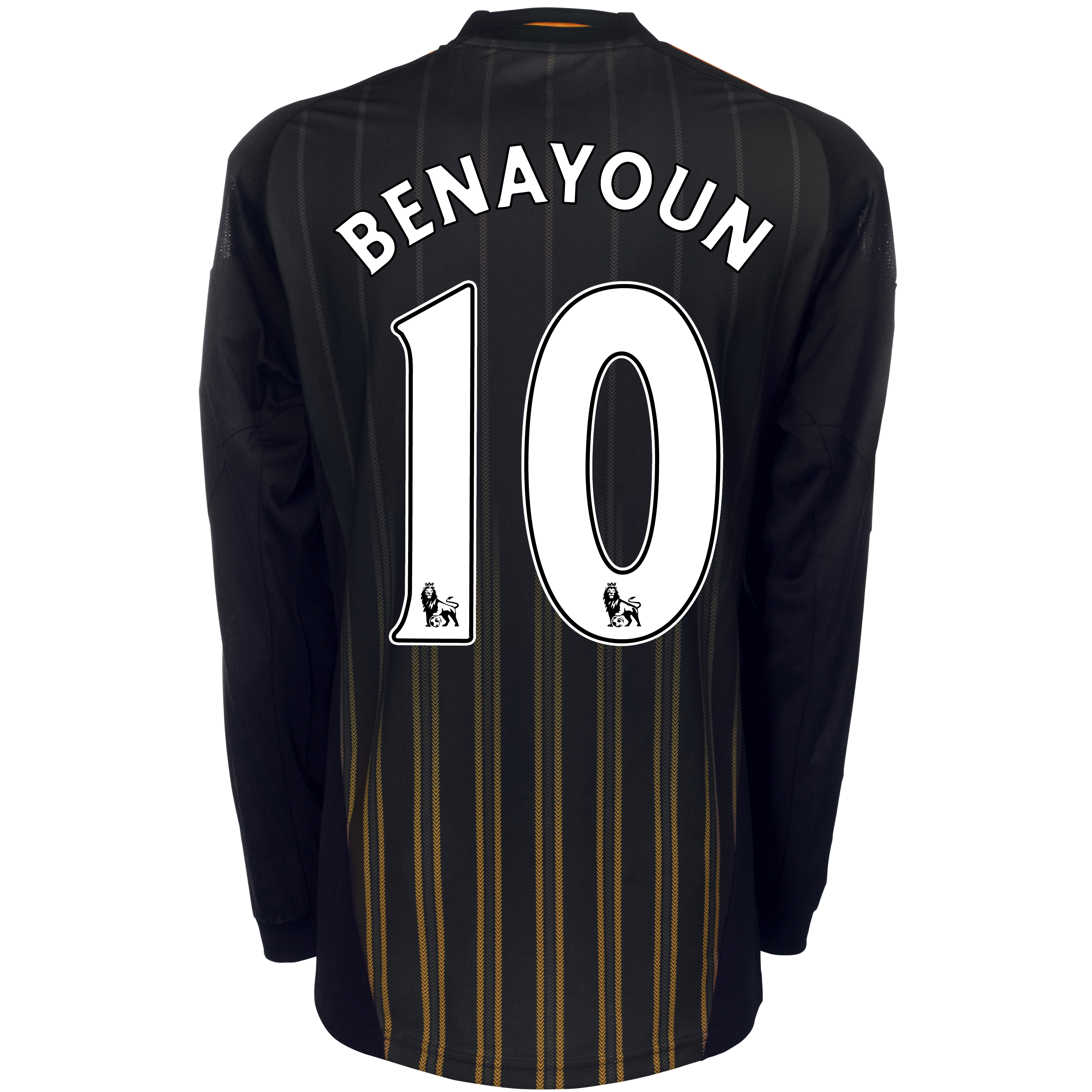 Chelsea Away Shirt 201011 with Benayoun 10 printing Long Sleeve Kids