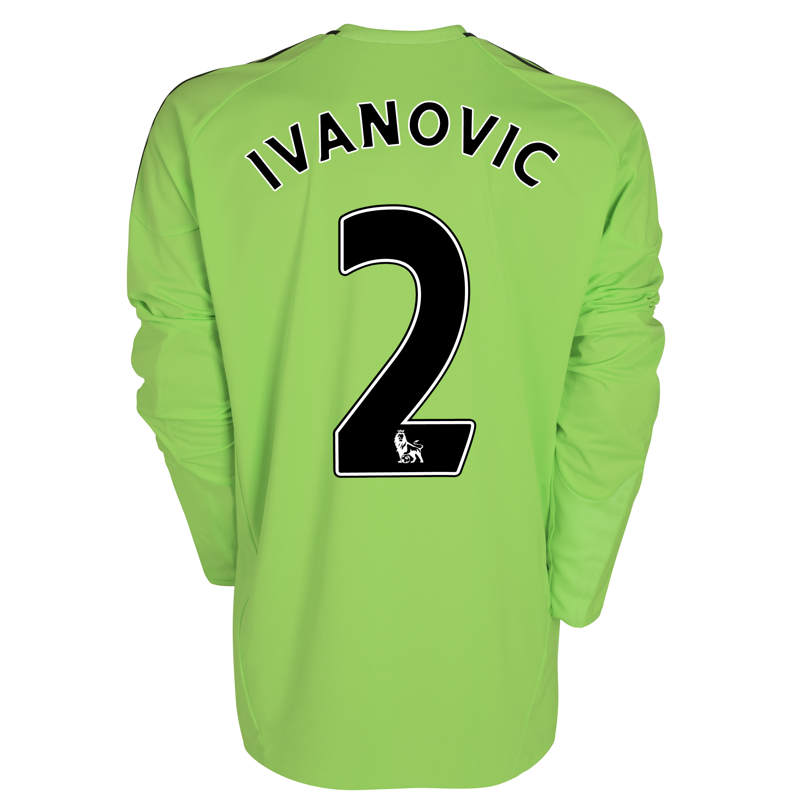 Chelsea Third Shirt 201011 with Ivanovic 2 printing Long Sleeve