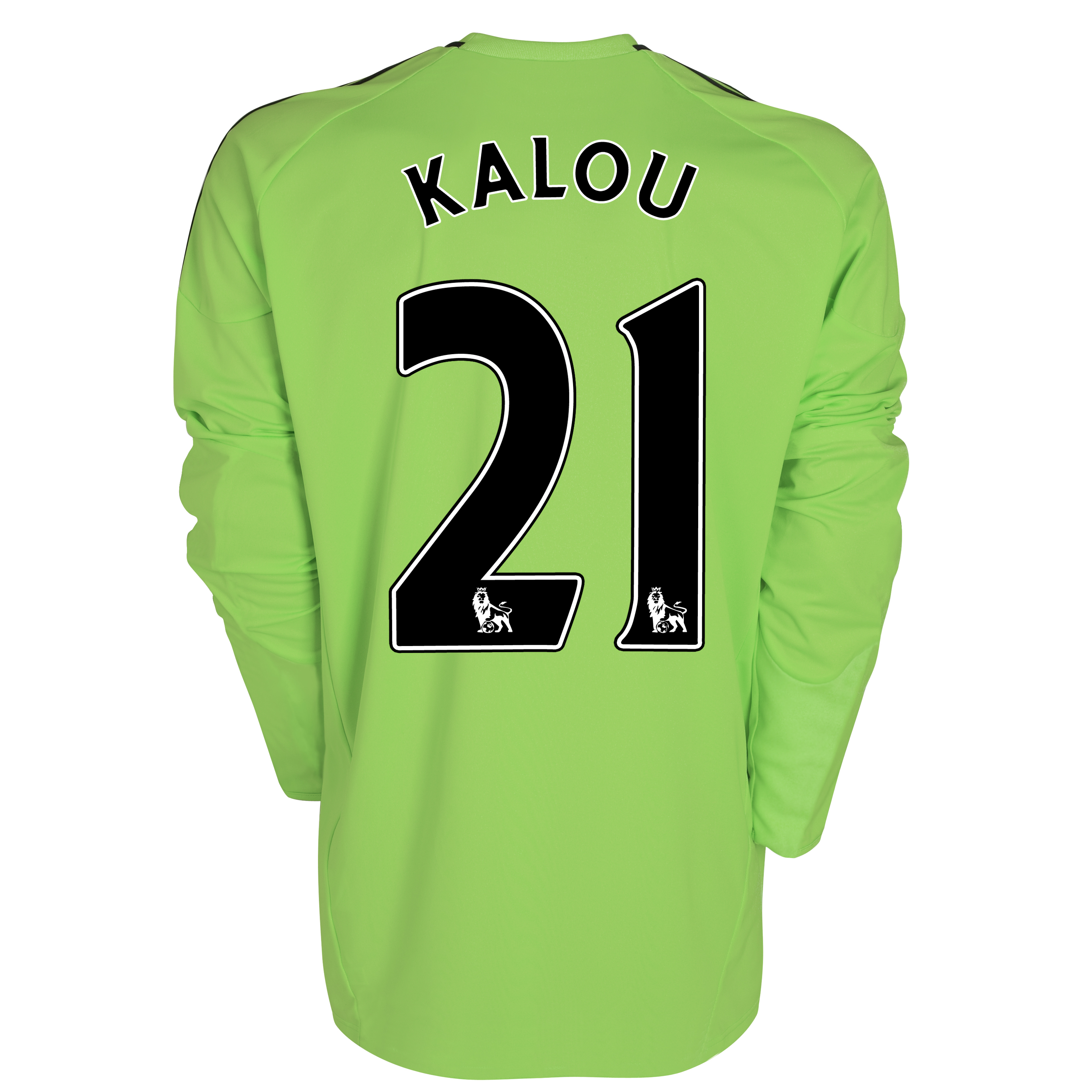 Chelsea Third Shirt 201011 with Kalou 21 printing Long Sleeve
