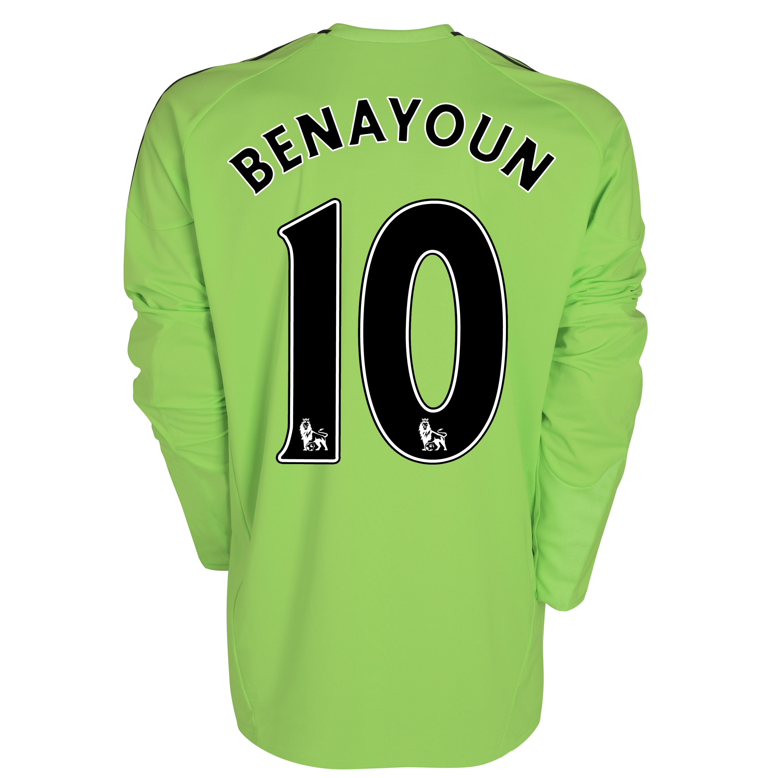 Chelsea Third Shirt 201011 with Benayoun 10 printing Long Sleeve