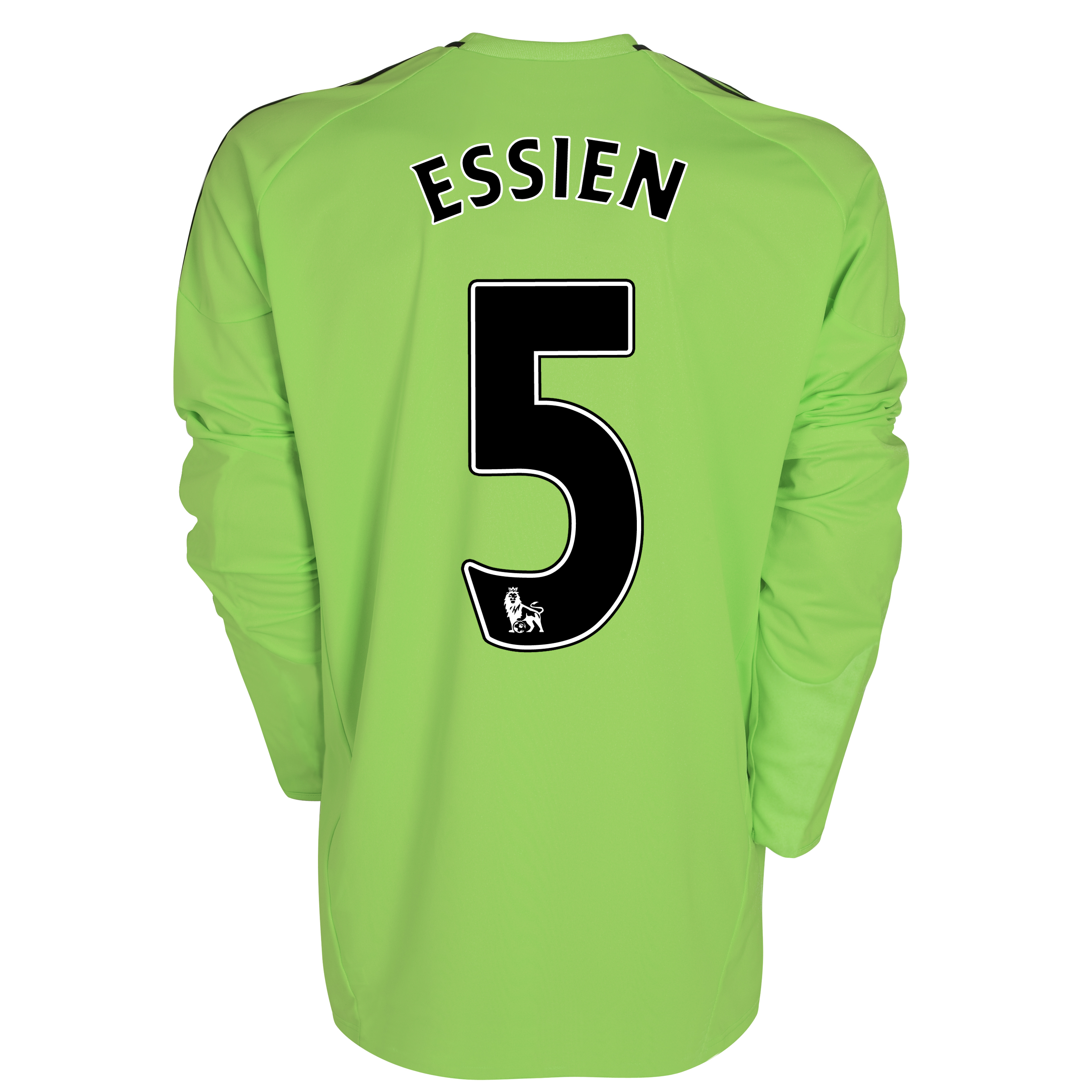 Chelsea Third Shirt 201011 with Essien 5 printing Long Sleeve Kids