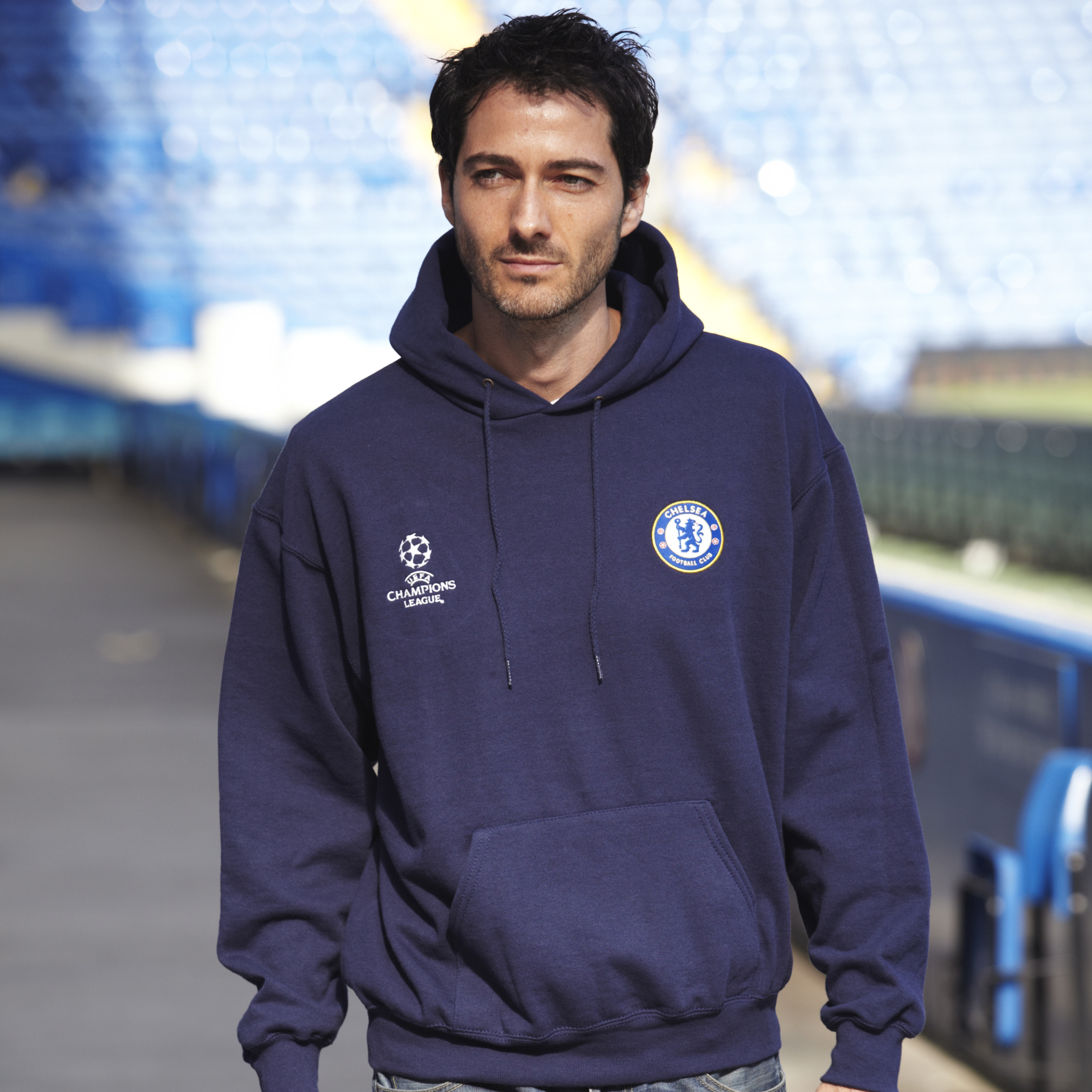 Chelsea Champions League Hoodie Navy
