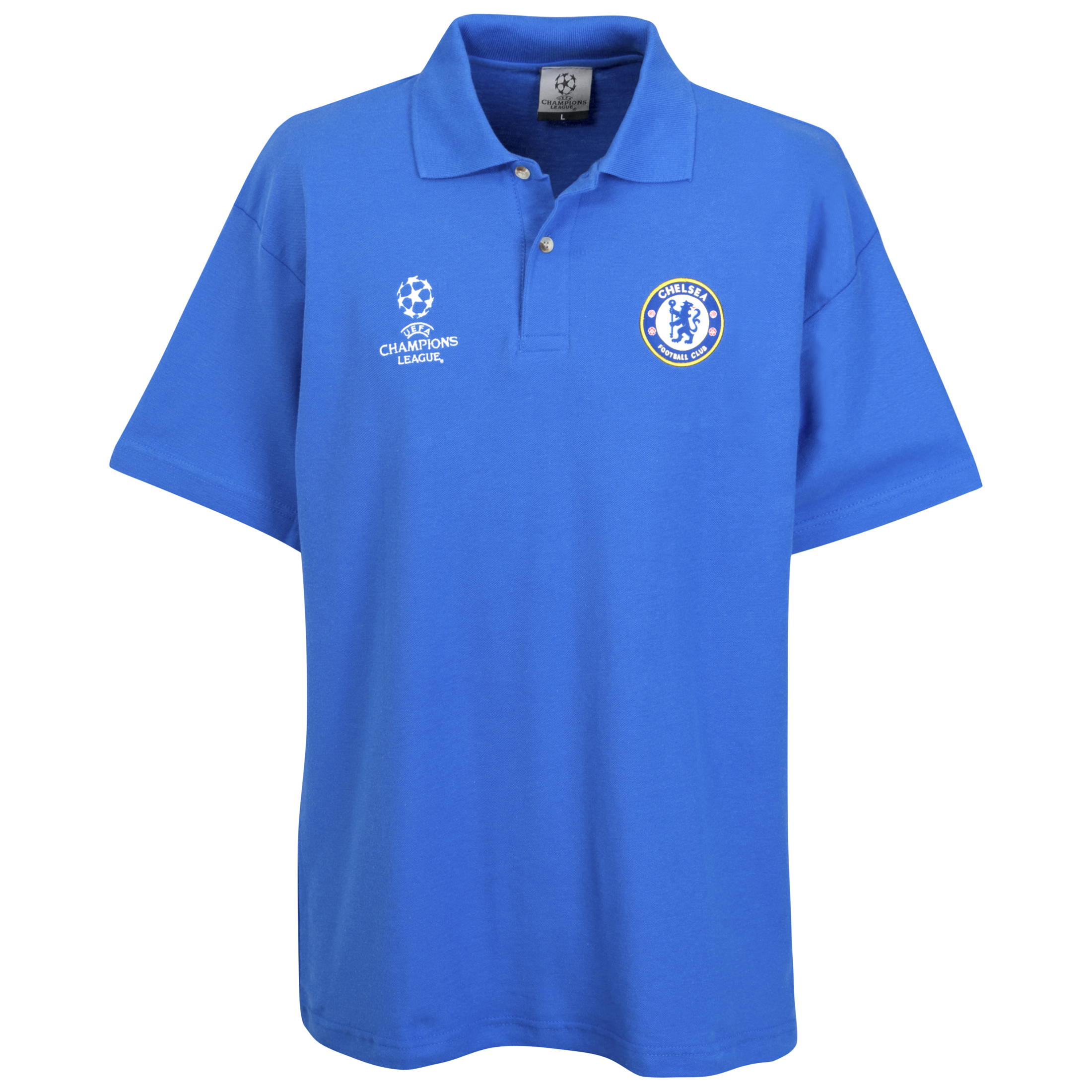 Chelsea Champions League Polo Top Royal
