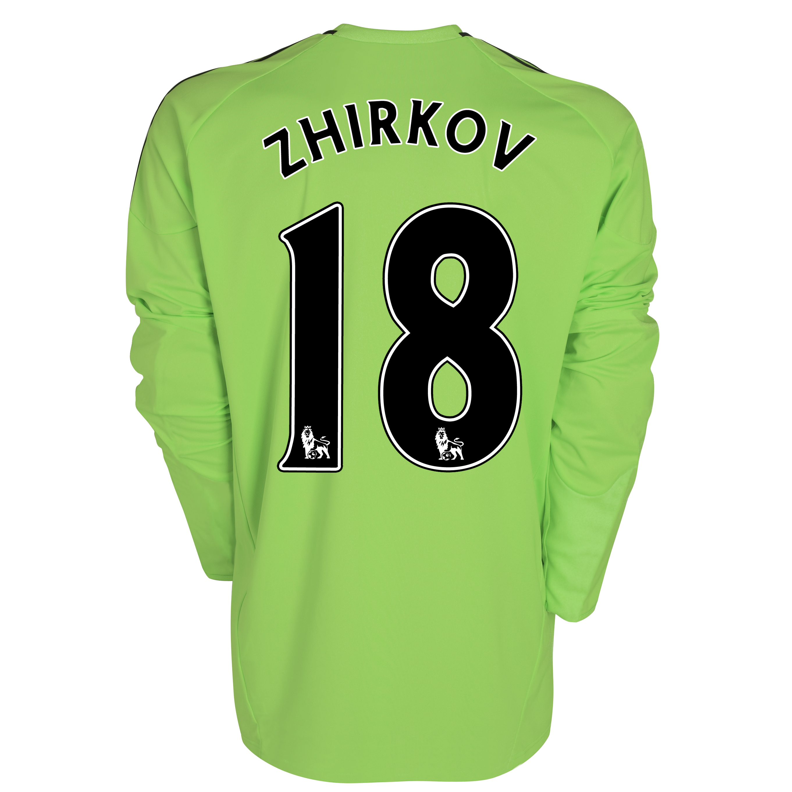 Chelsea Third Shirt 201011 with Zhirkov 18 printing Long Sleeve Kids