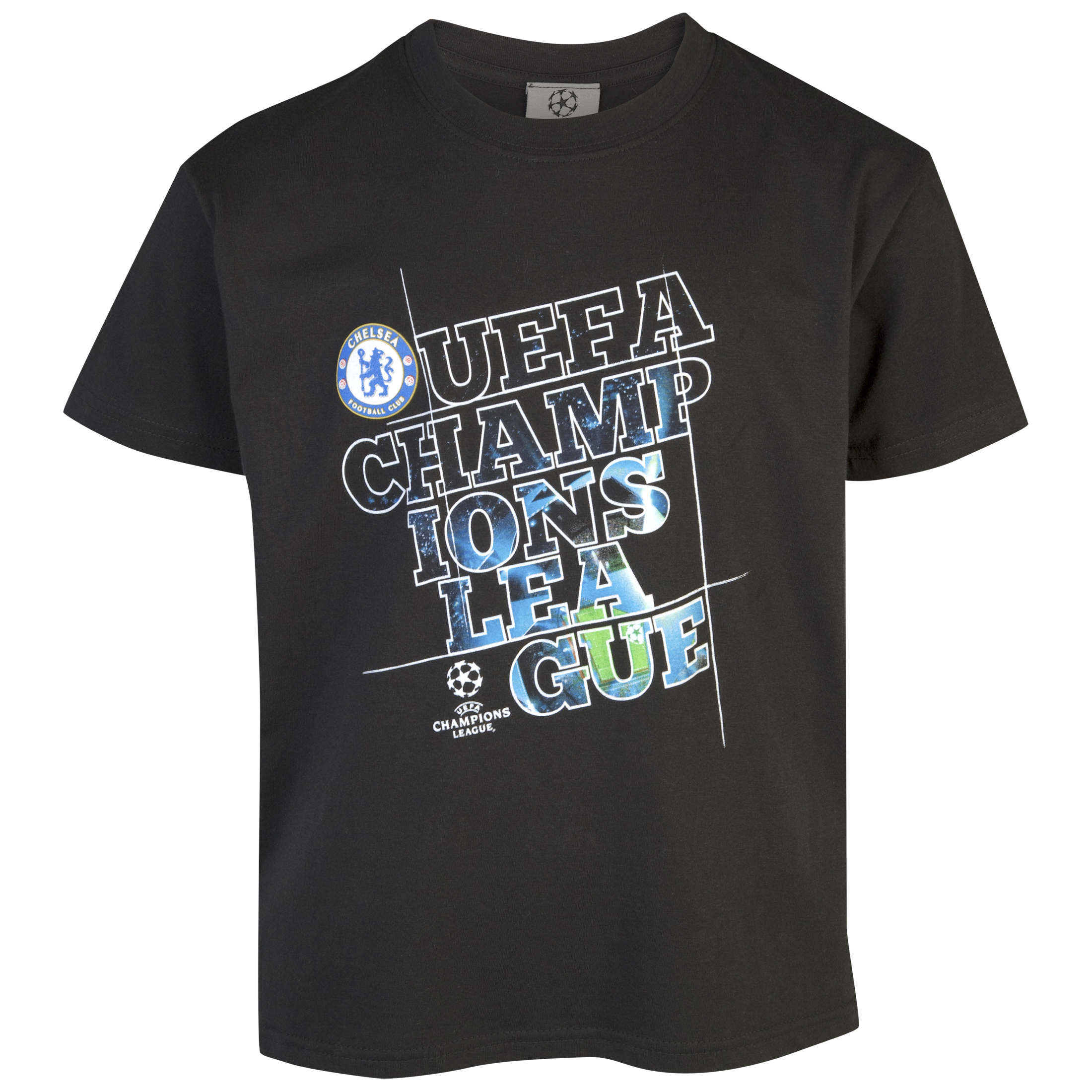 Chelsea Champions League T Shirt Black