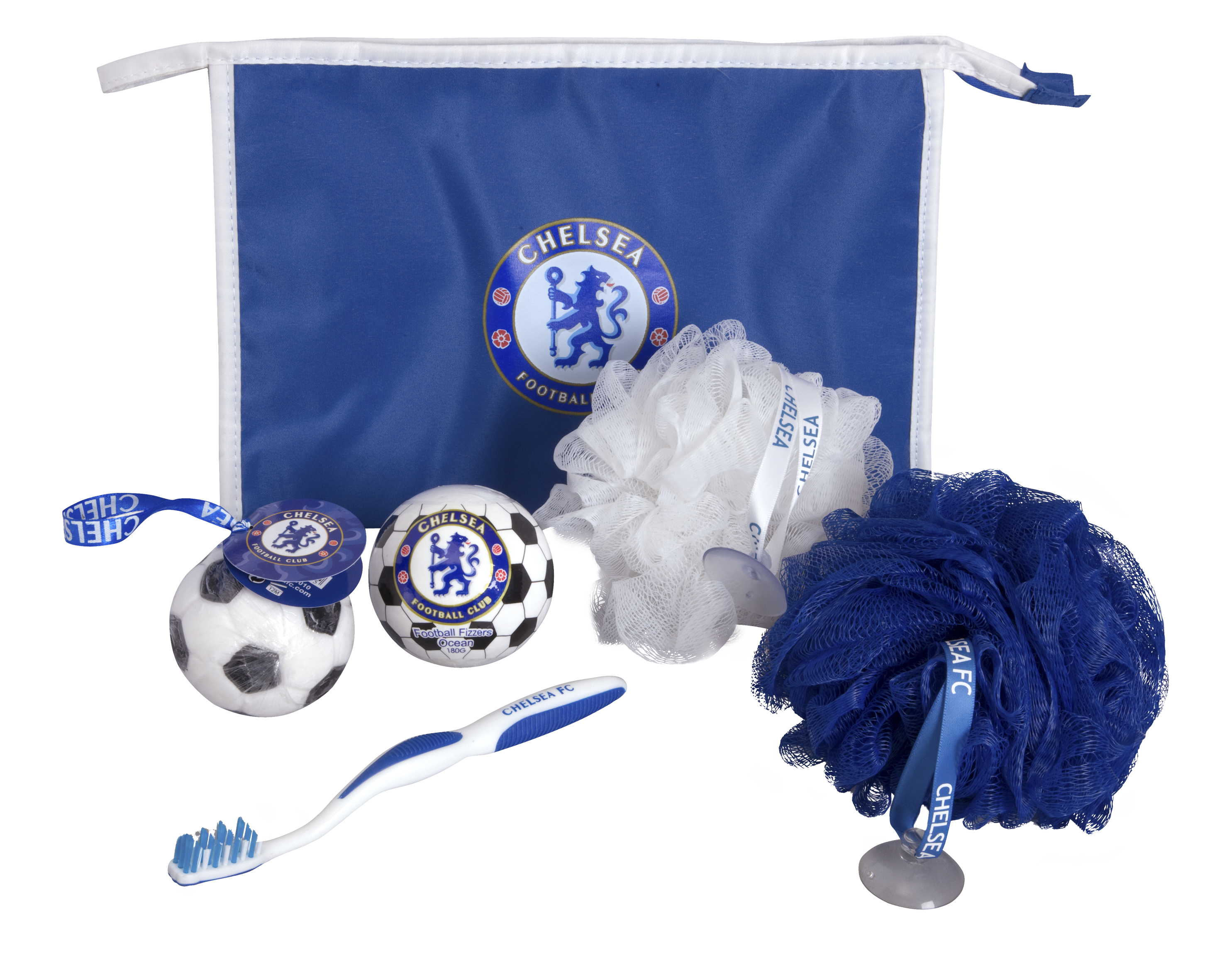 Chelsea Bathroom Wash Bag Set Blue