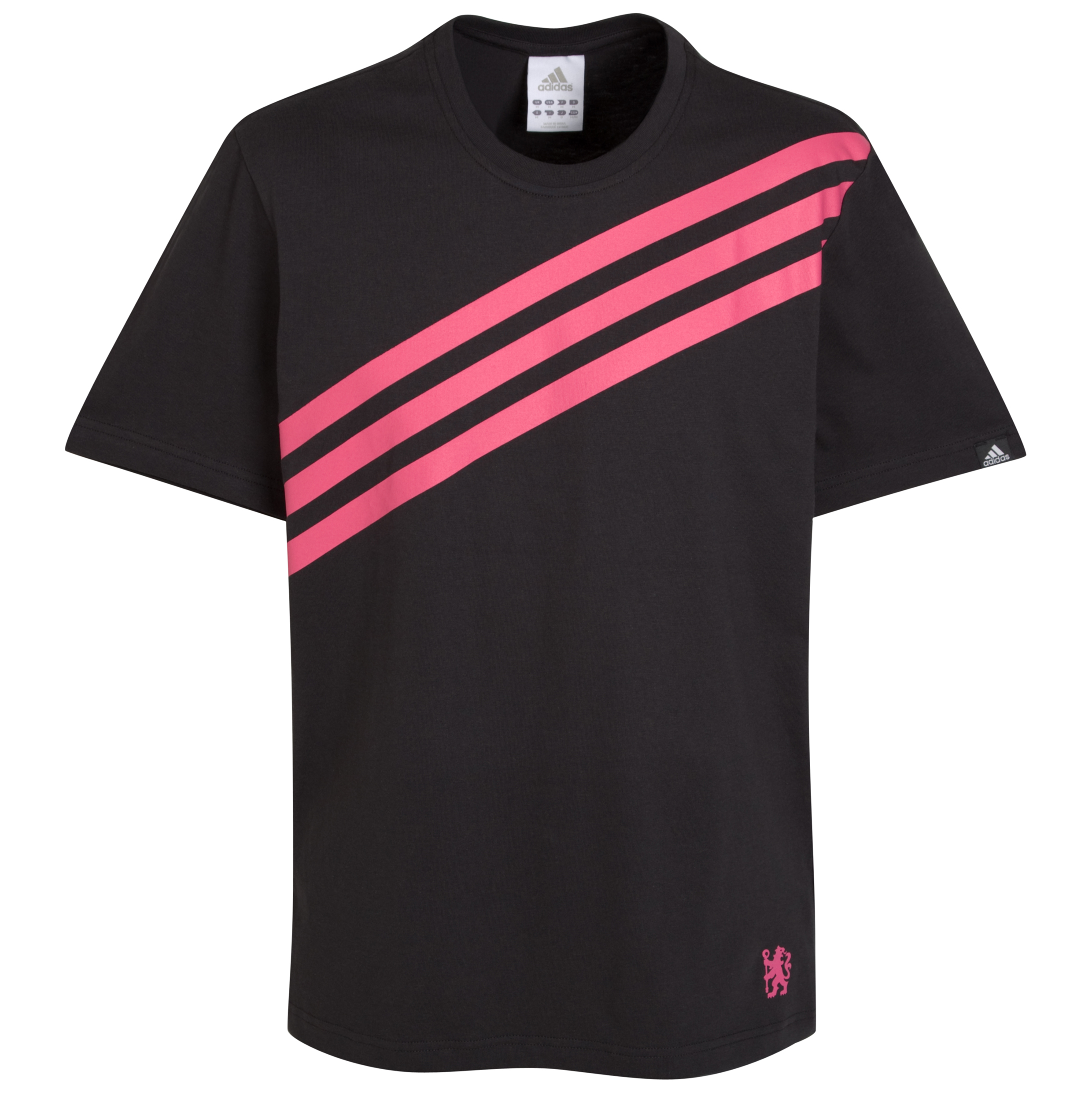 adidas Chelsea Stripes T Shirt Black