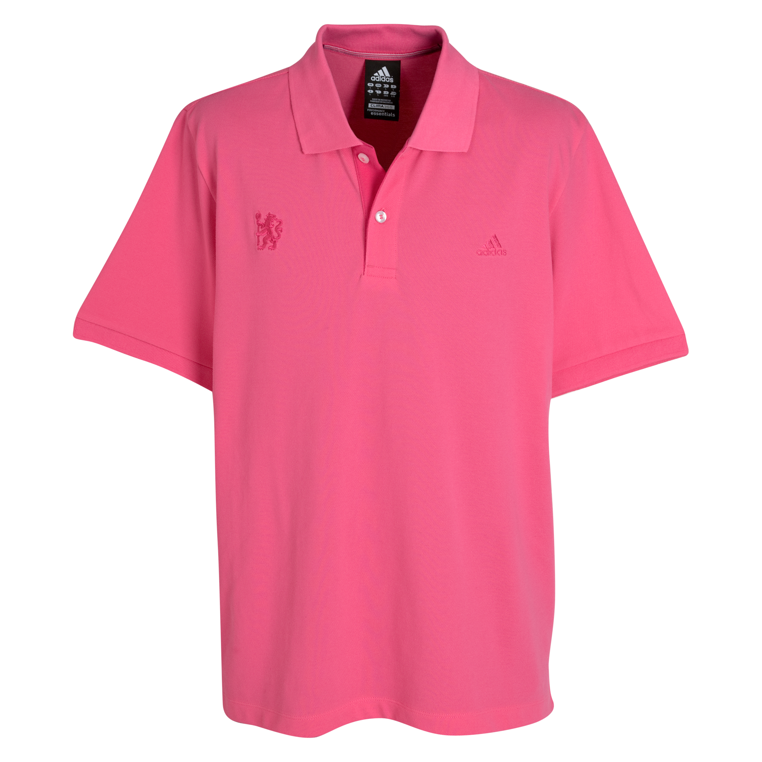 adidas Chelsea Essentials 3 Stripe Polo Bloom