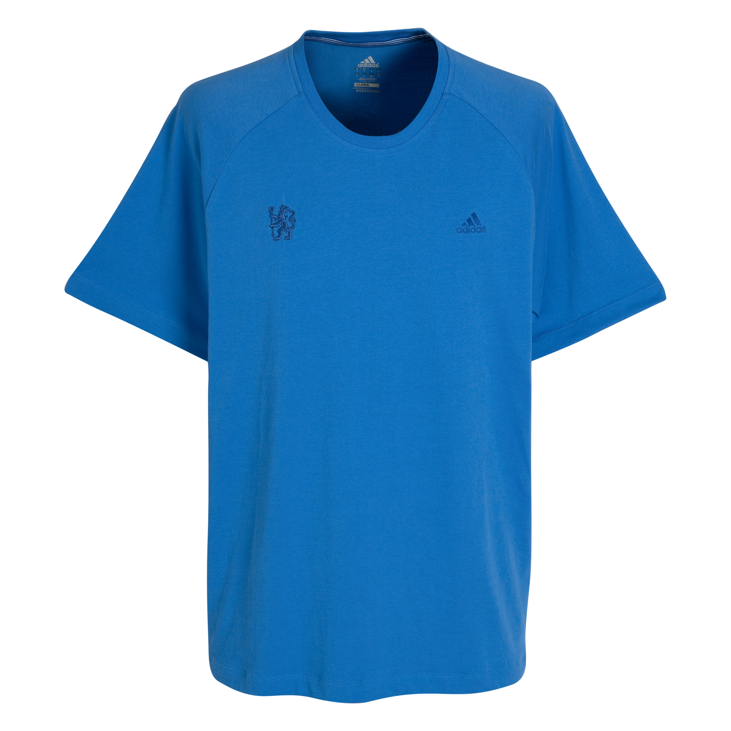 adidas Chelsea Essentials Crew Neck T Shirt Fresh Blue