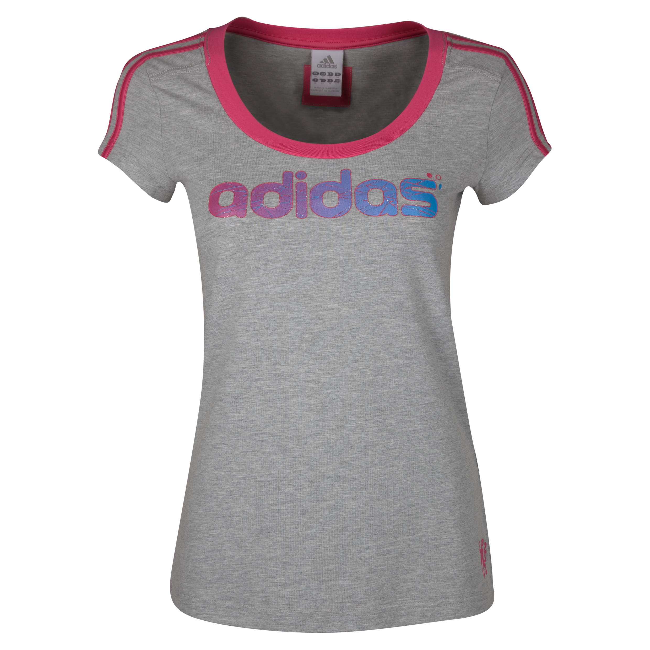 adidas Chelsea Reload Lineage T Shirt Grey Womens