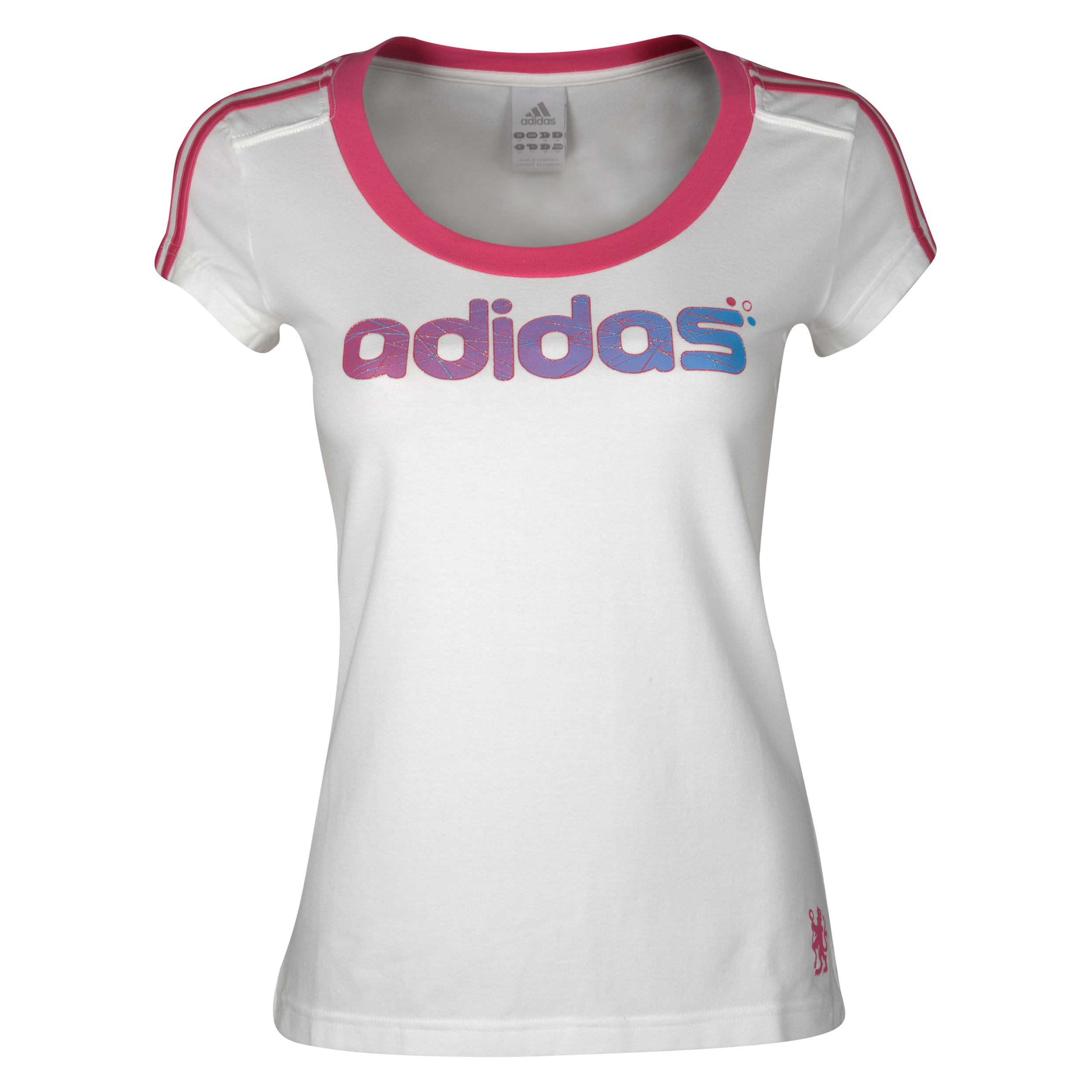 adidas Chelsea Reload Lineage T Shirt White Womens