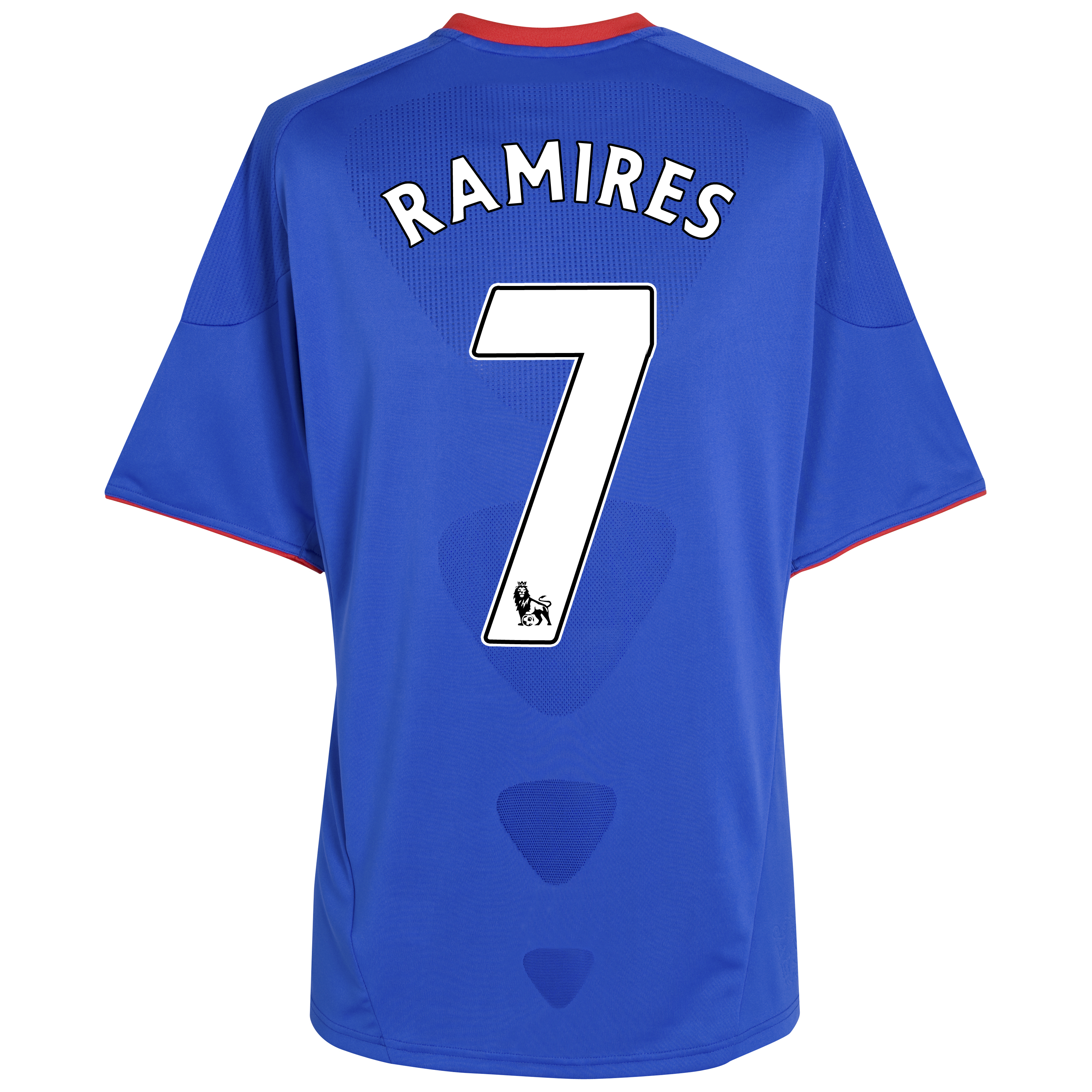 Chelsea Home Shirt 201011 with Ramires 7 printing Outsize