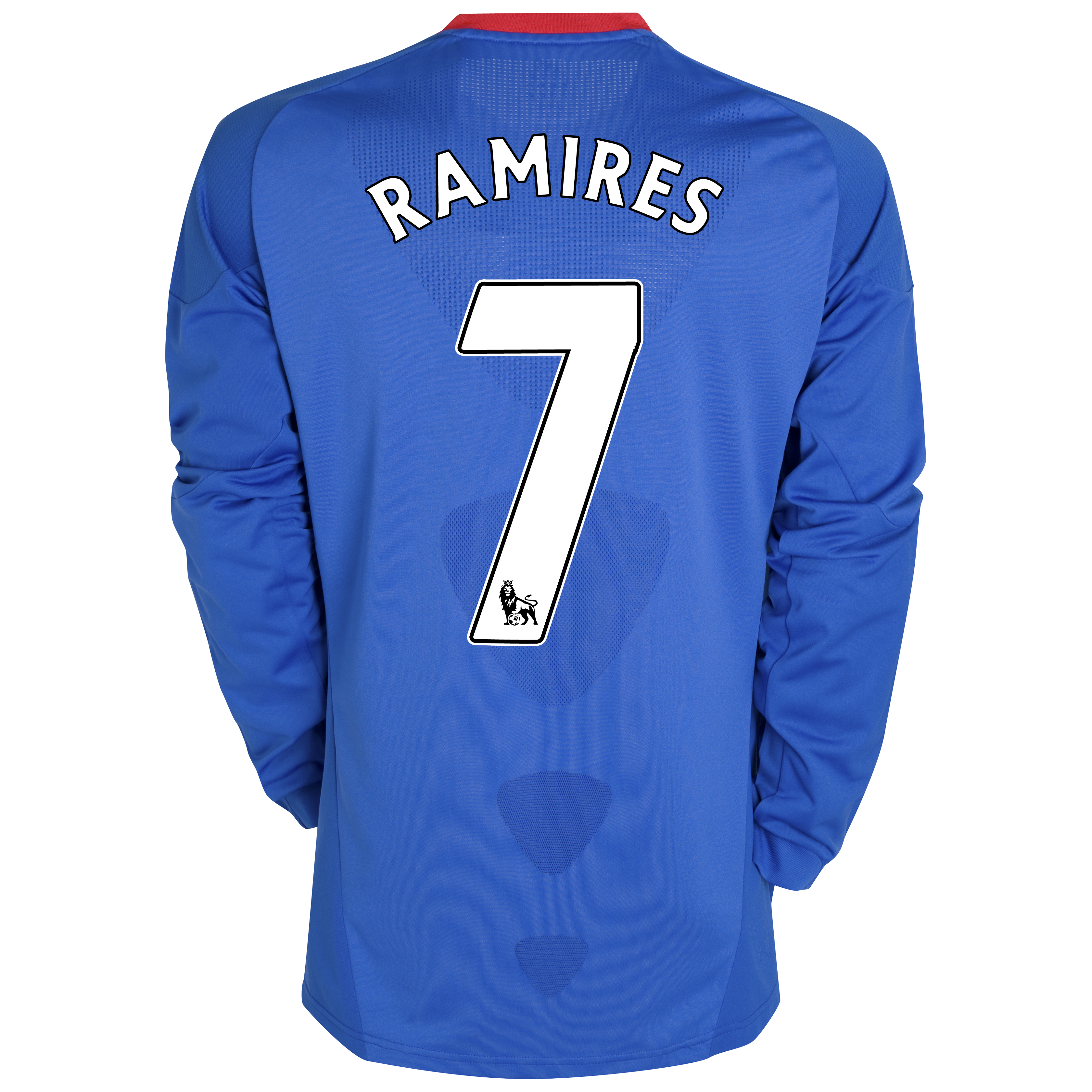 Chelsea Home Shirt 201011 with Ramires 7 printing Long Sleeve