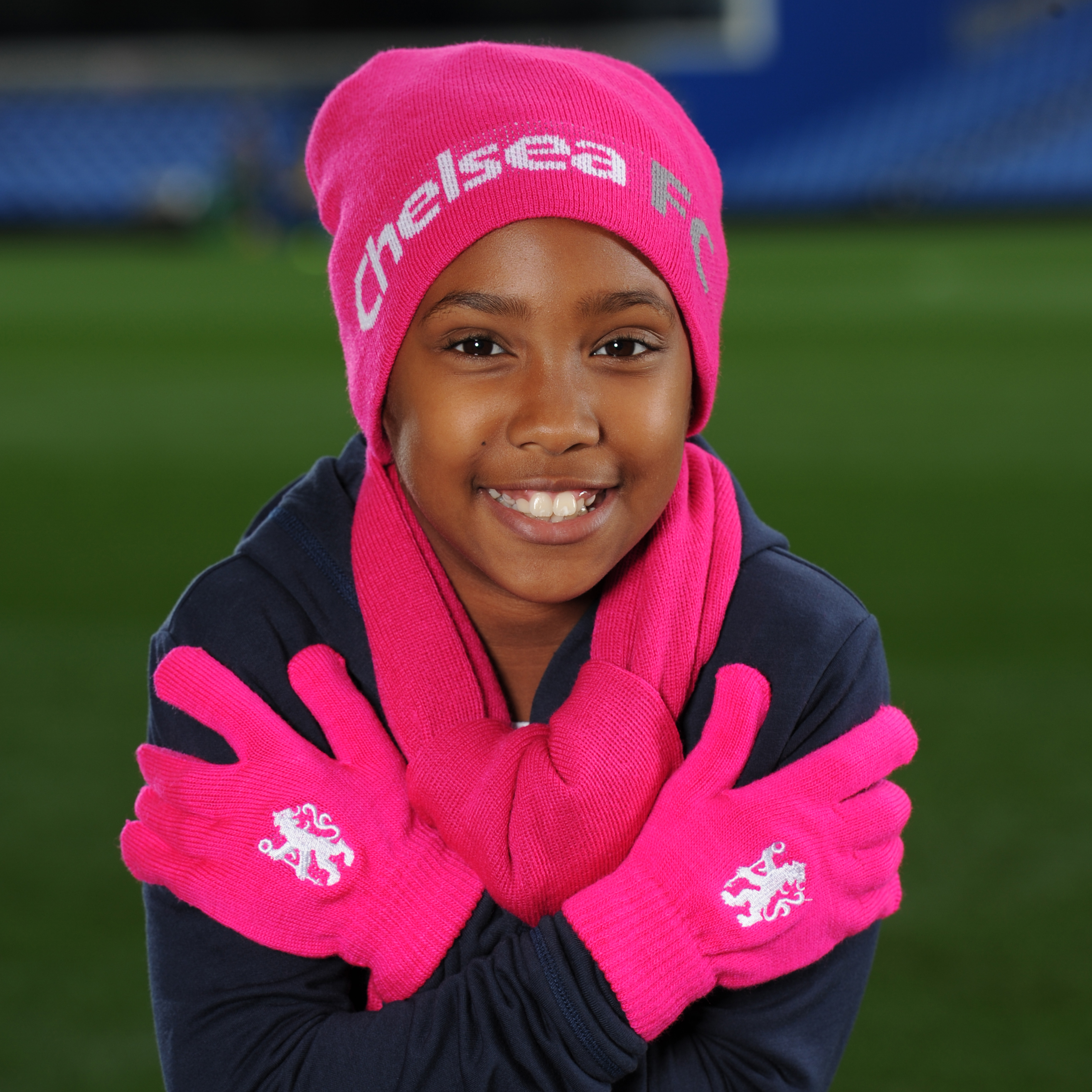 Chelsea Hat Scarf and Glove Set Pink Girls