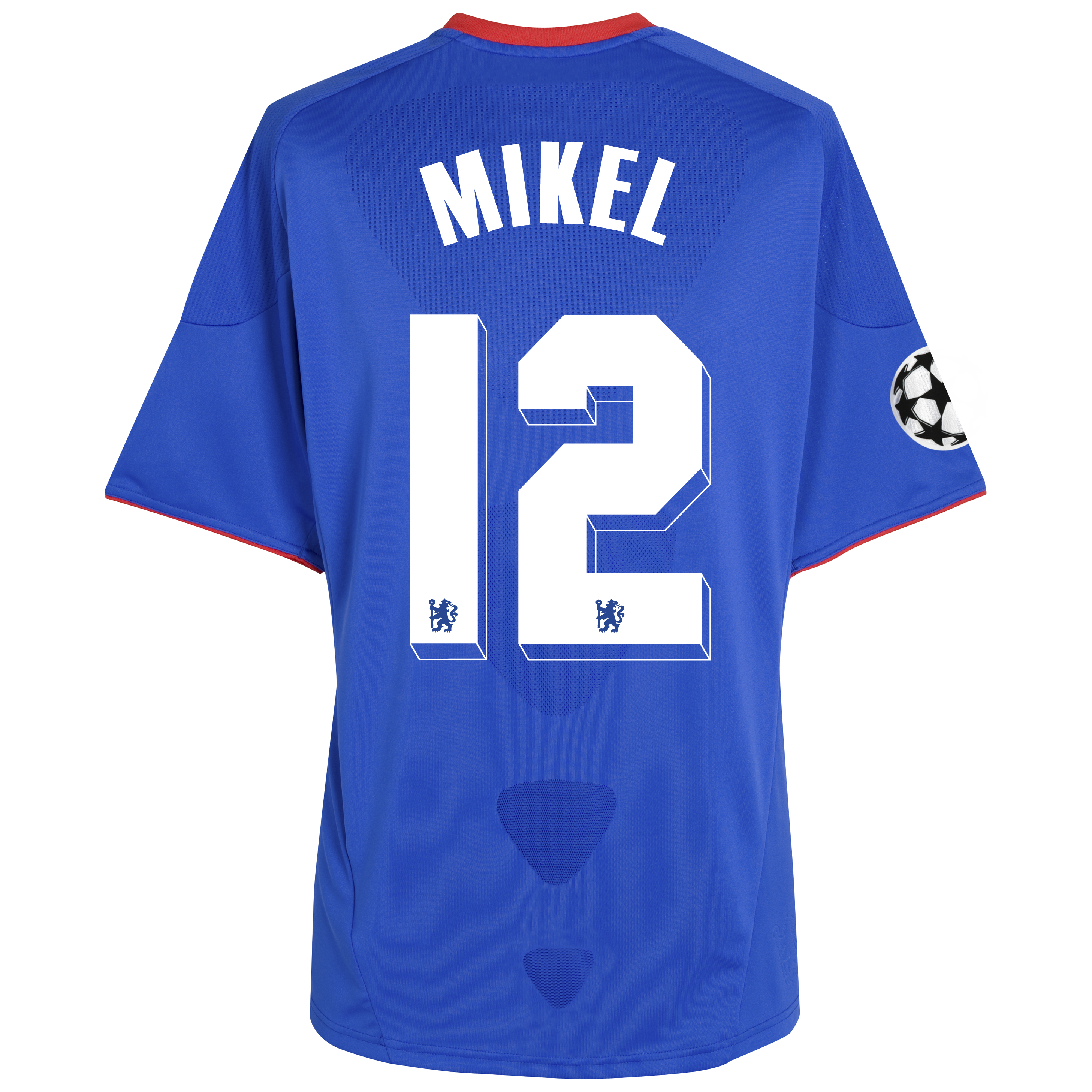 Chelsea UEFA Champions League Home Shirt 201011 with Mikel 12 printing