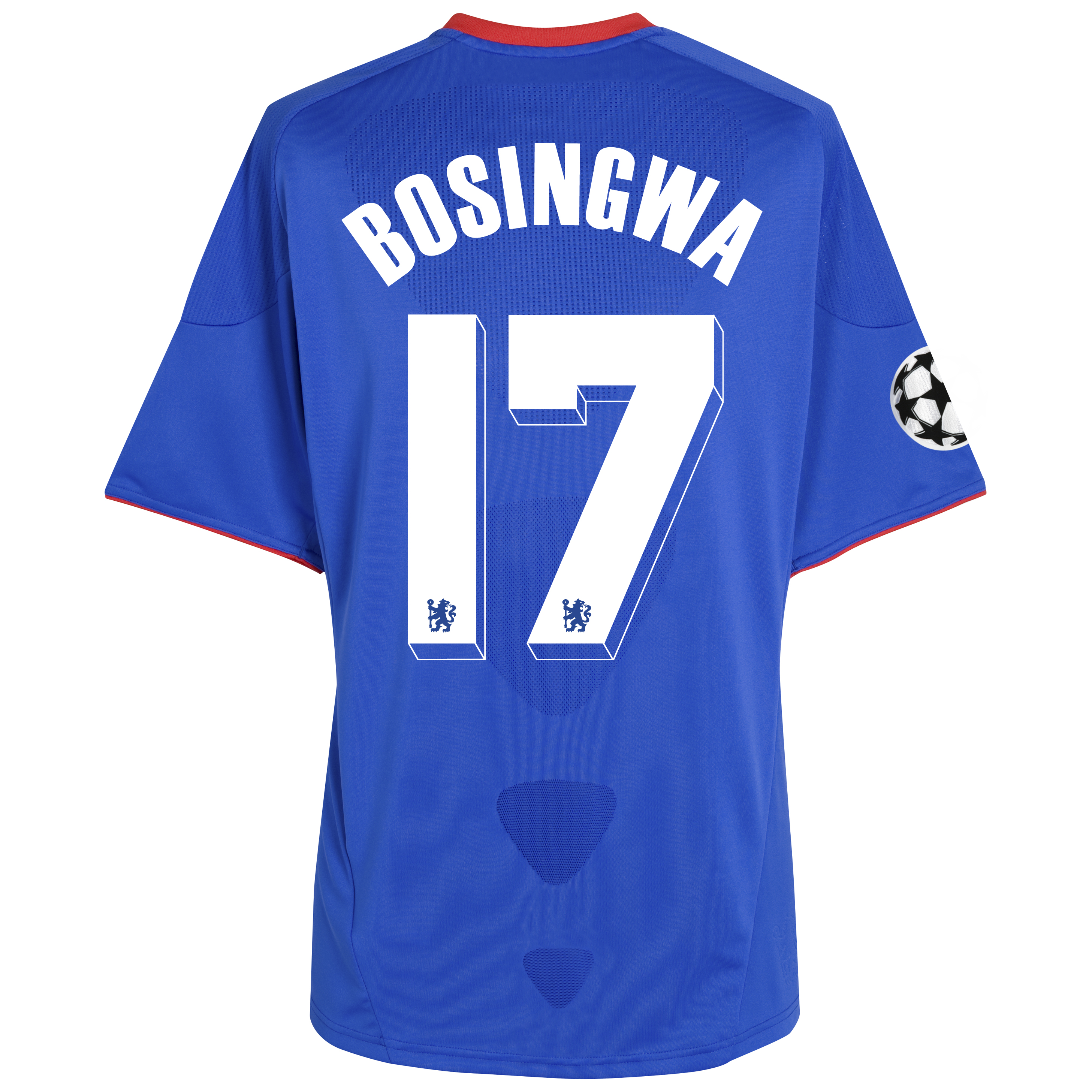 Chelsea UEFA Champions League Home Shirt 201011 with Bosingwa 17 printing