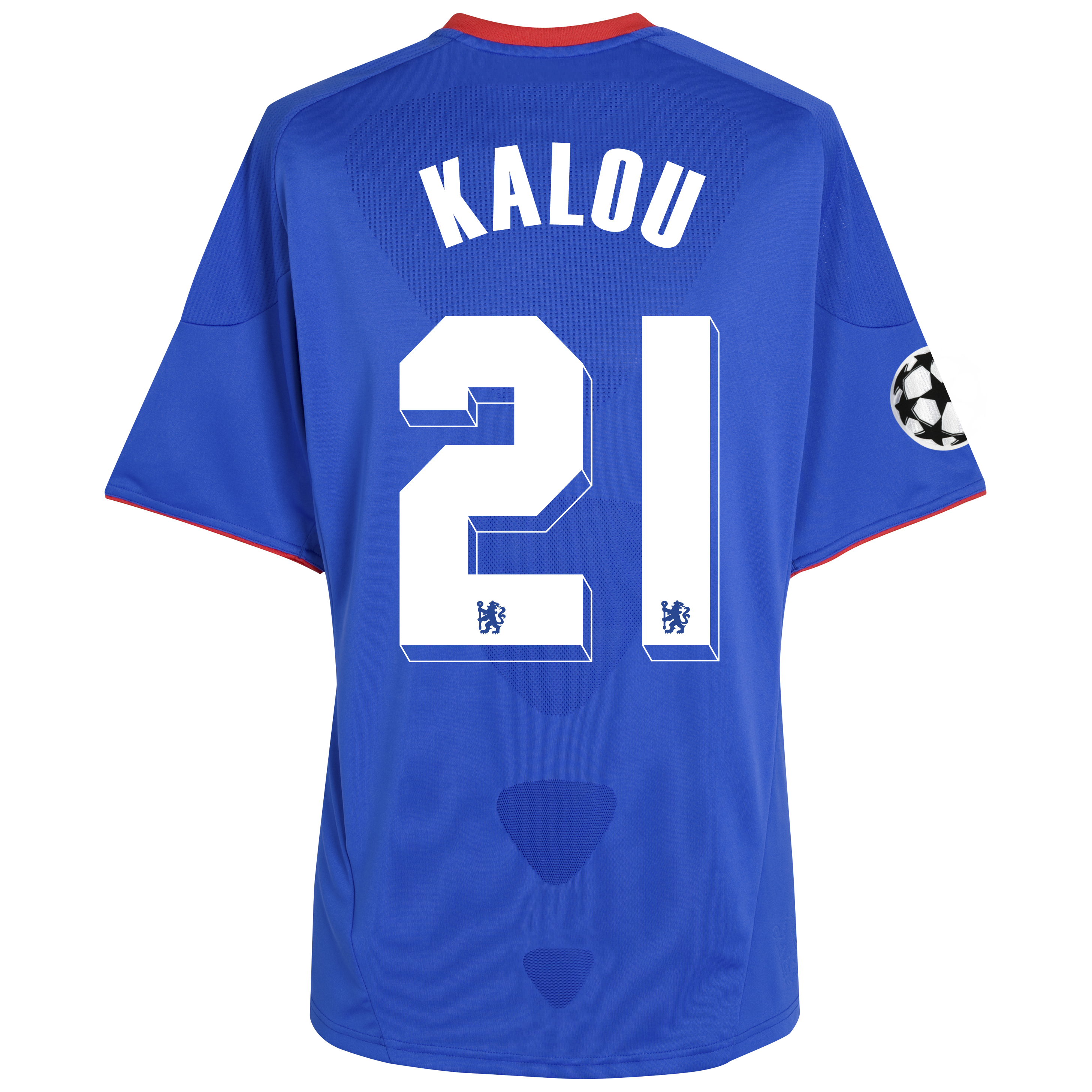 Chelsea UEFA Champions League Home Shirt 201011 with Kalou 21 printing