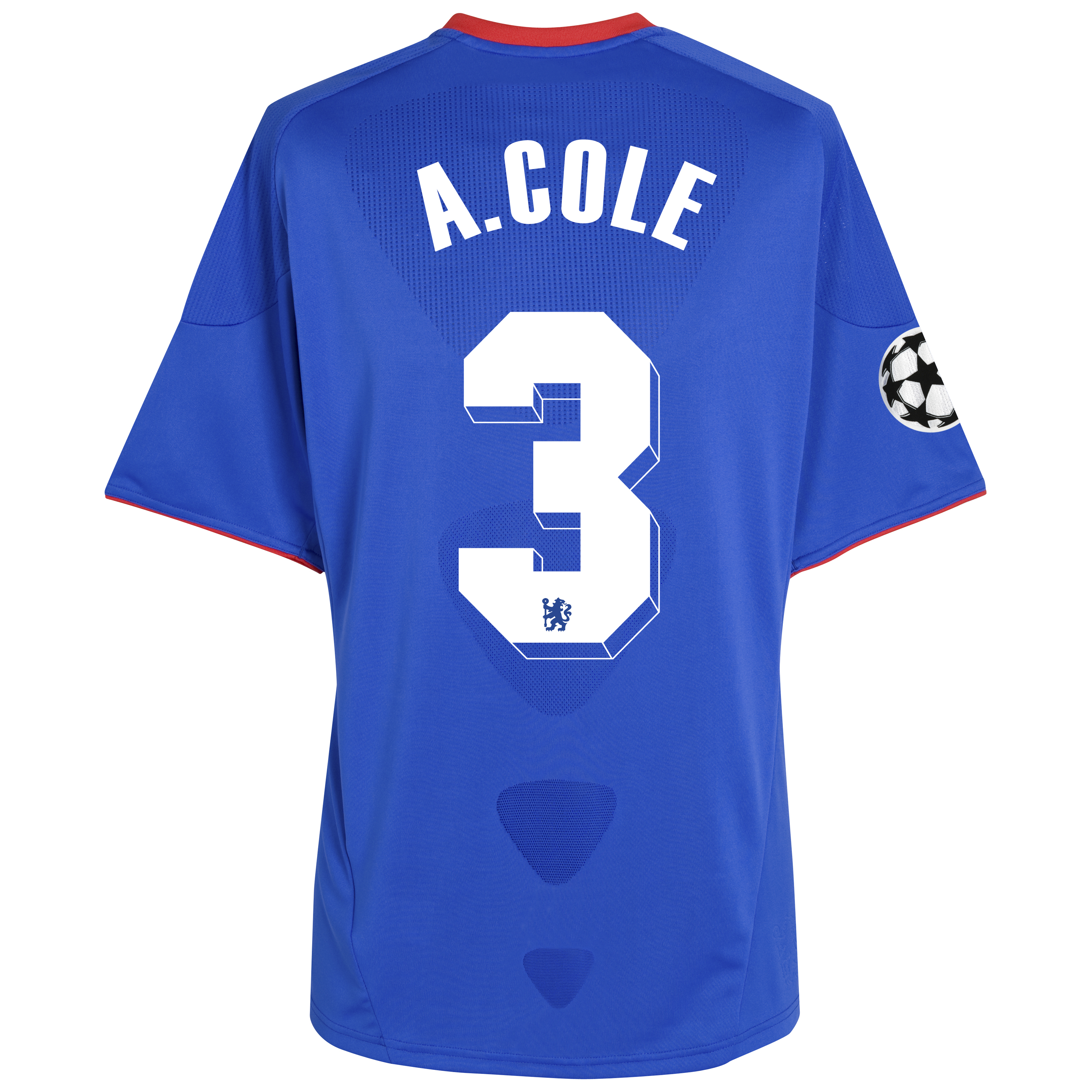 Chelsea UEFA Champions League Home Shirt 201011 with ACole 3 Printing Outsize