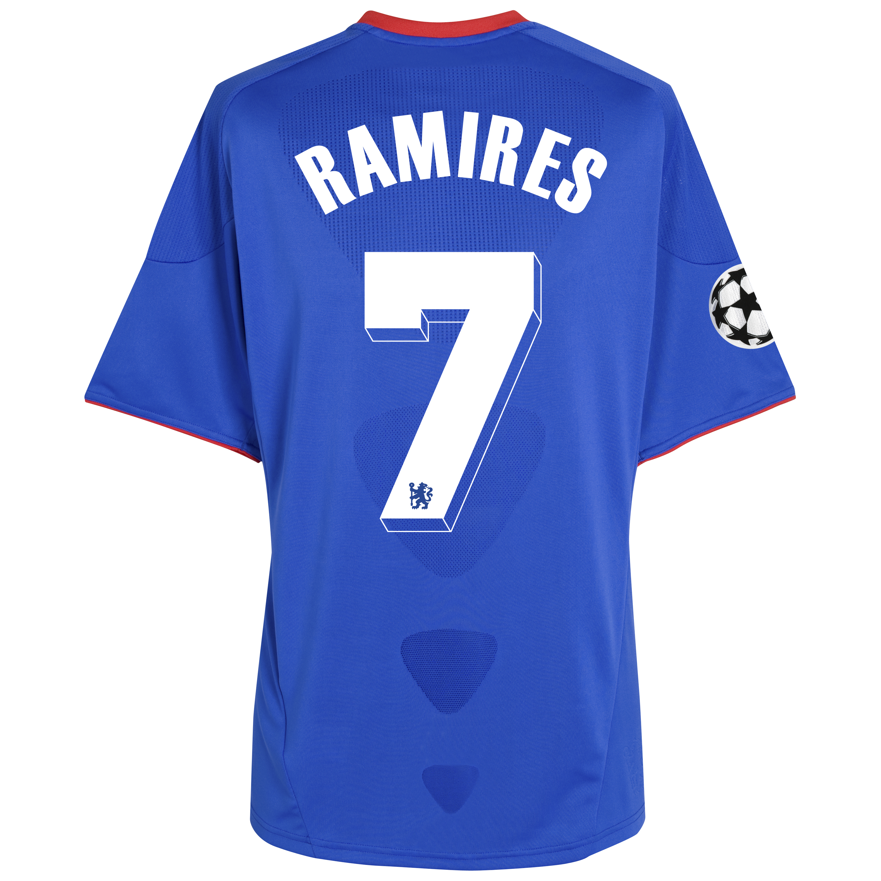 Chelsea UEFA Champions League Home Shirt 201011 with Ramires 7 Printing Outsize