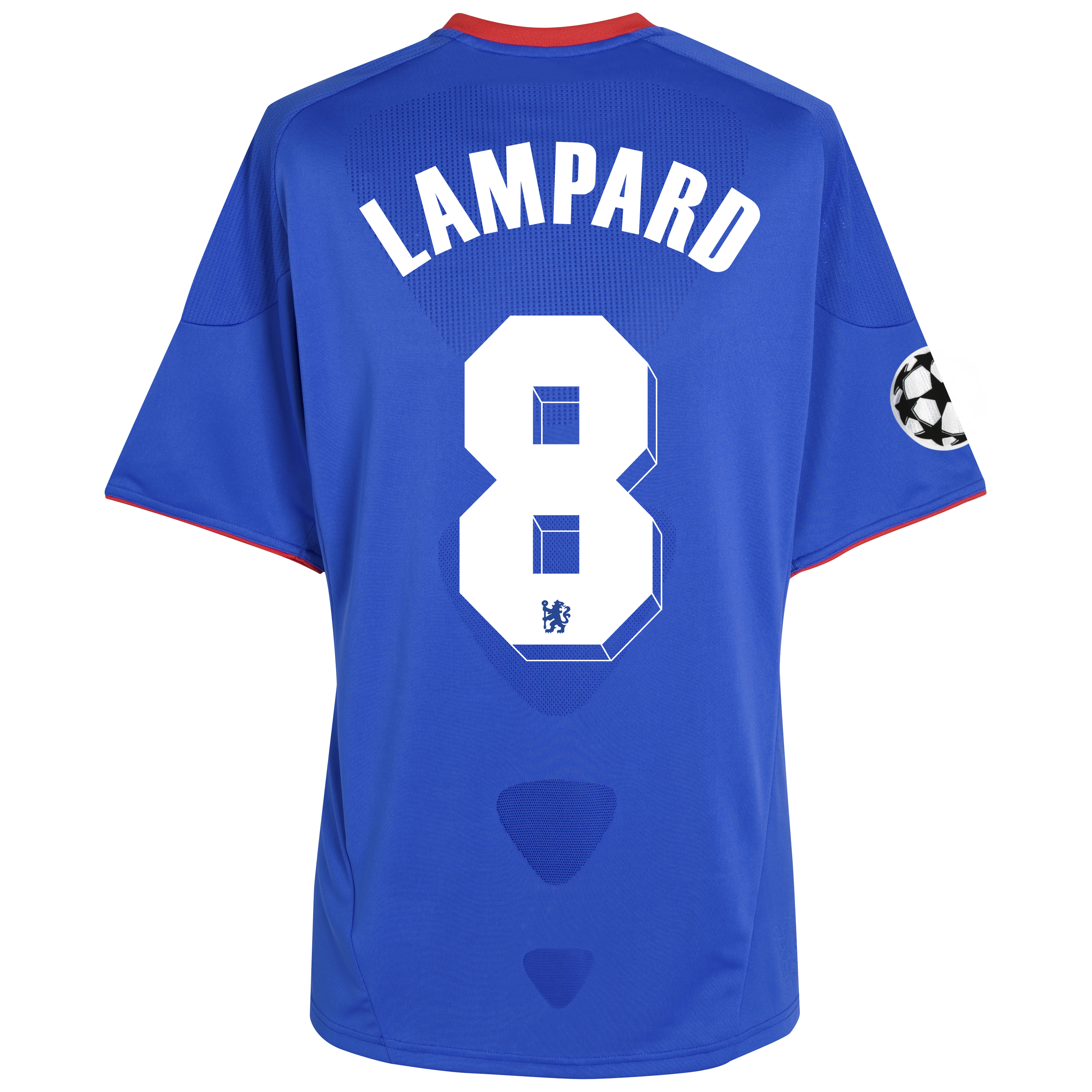 Chelsea UEFA Champions League Home Shirt 201011 with Lampard 8 Printing Outsize