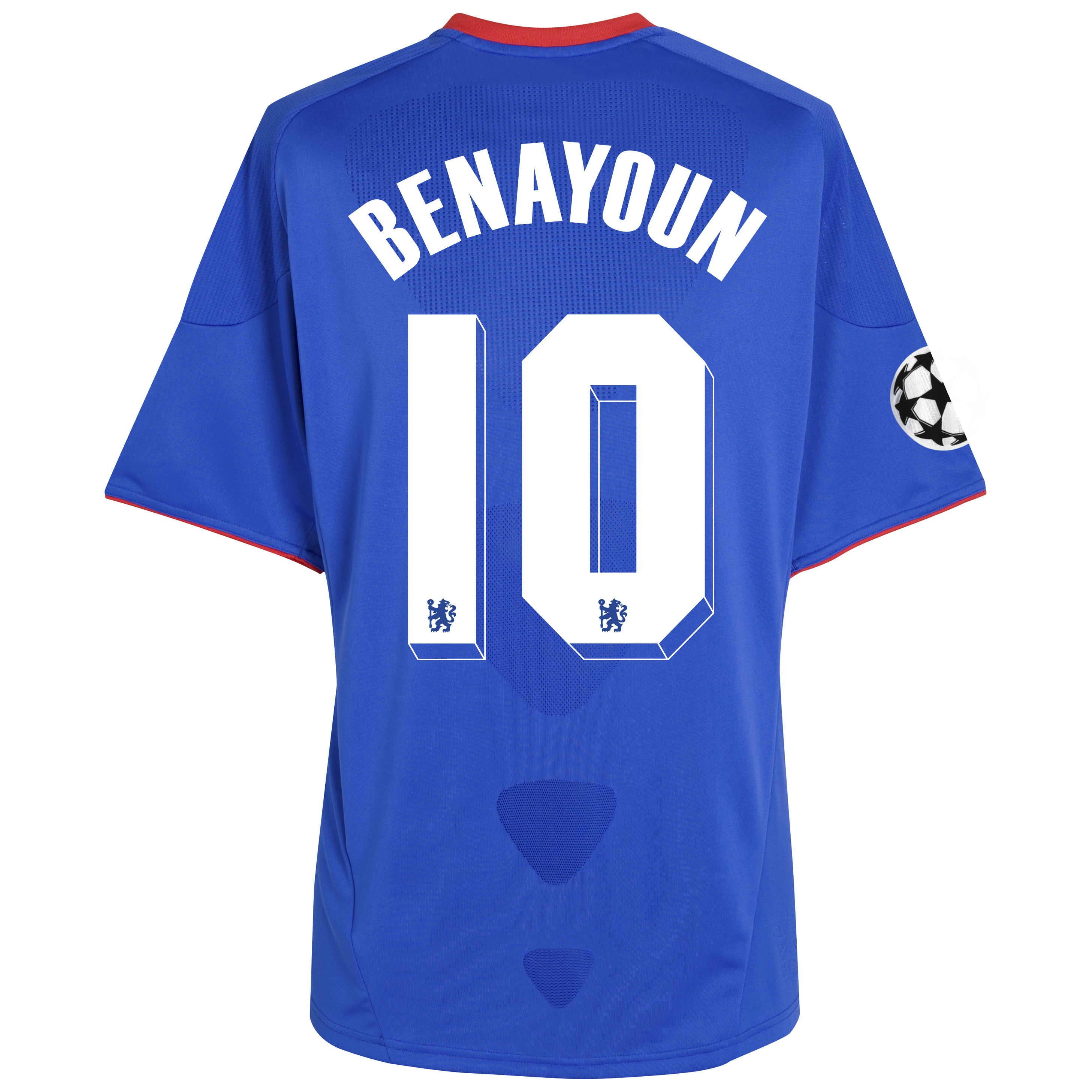 Chelsea UEFA Champions League Home Shirt 201011 with Benayoun 10 Printing Outsize