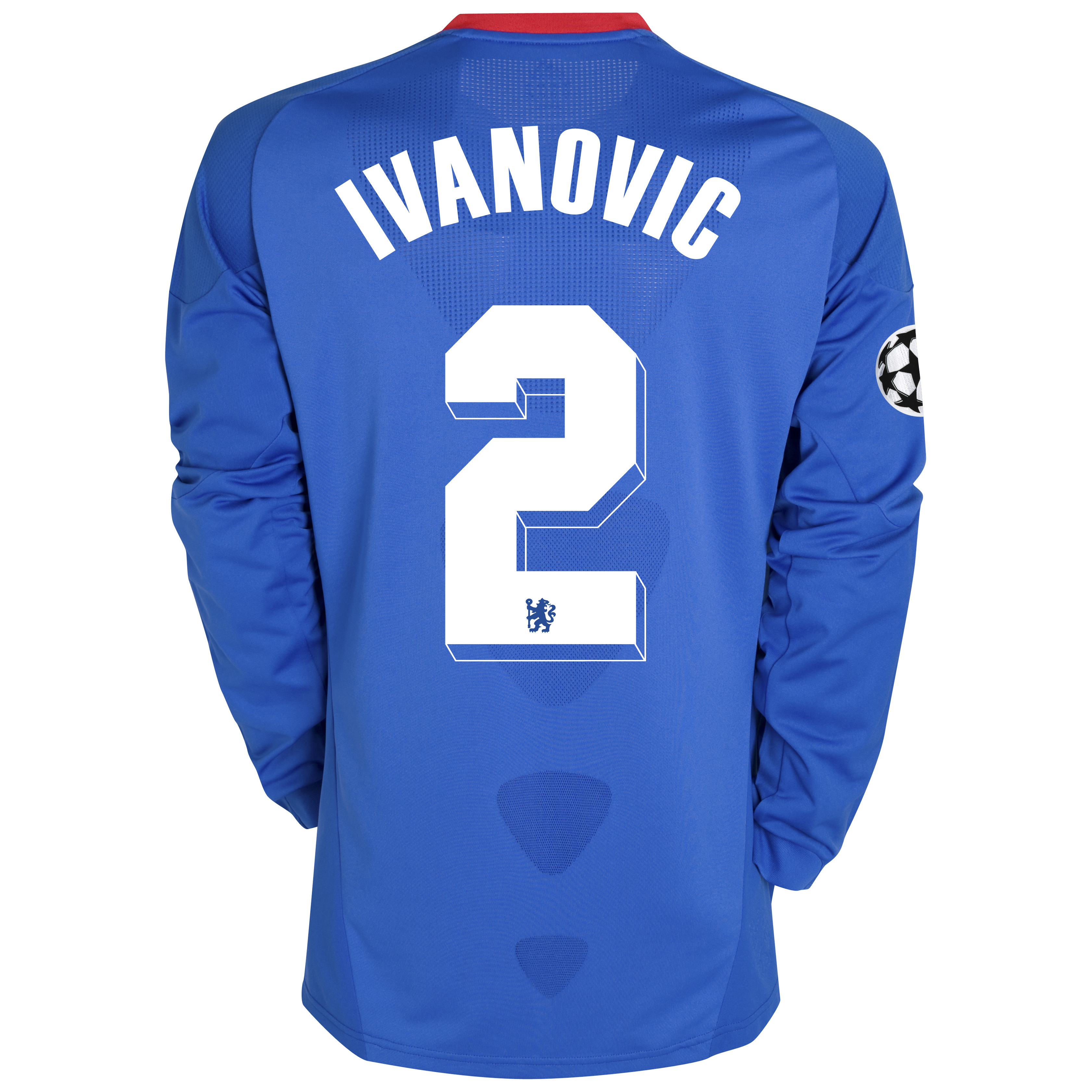 Chelsea UEFA Champions League Home Shirt 201011 with Ivanovic 2 Printing Long Sleeve