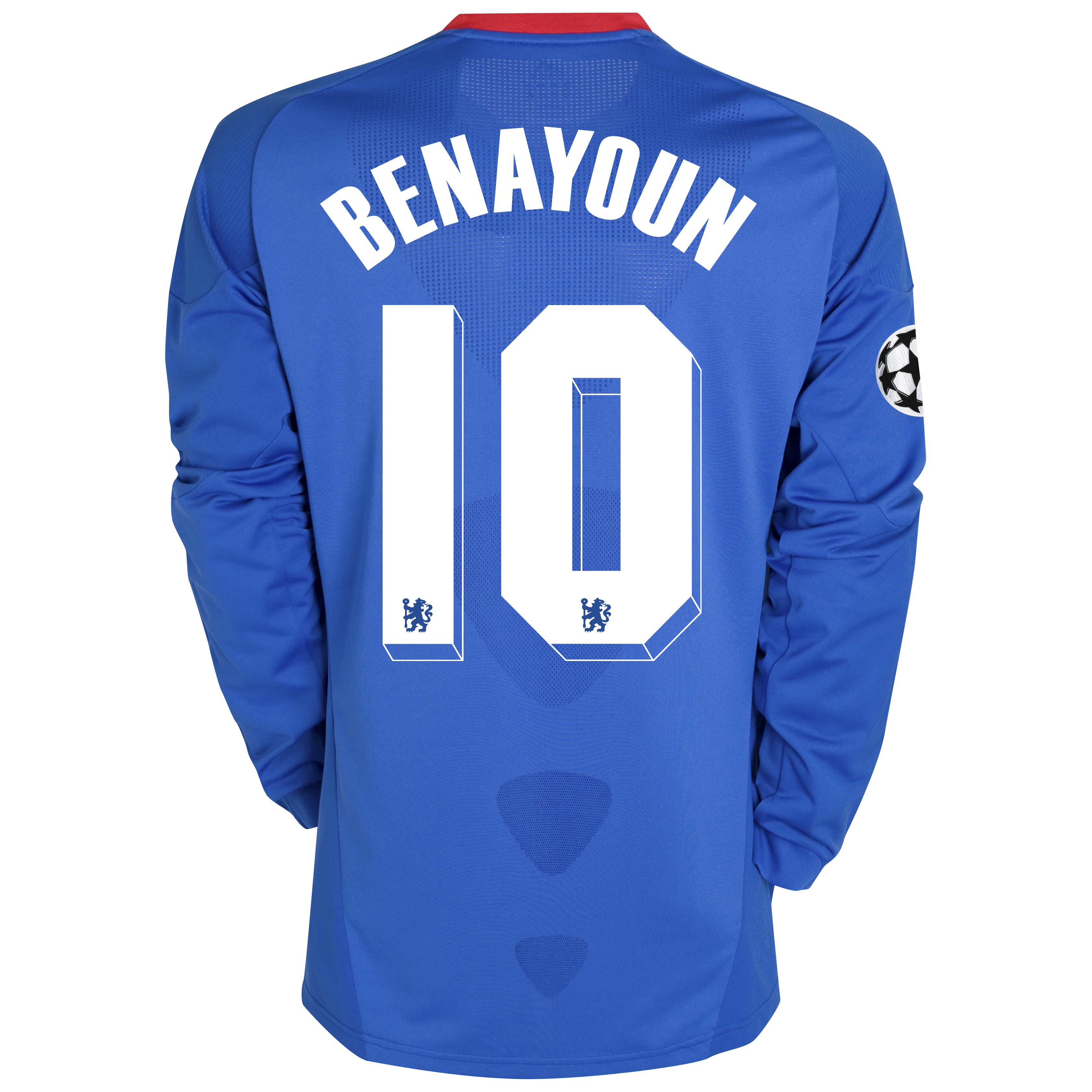 Chelsea UEFA Champions League Home Shirt 201011 with Benayoun 10 Printing Long Sleeve