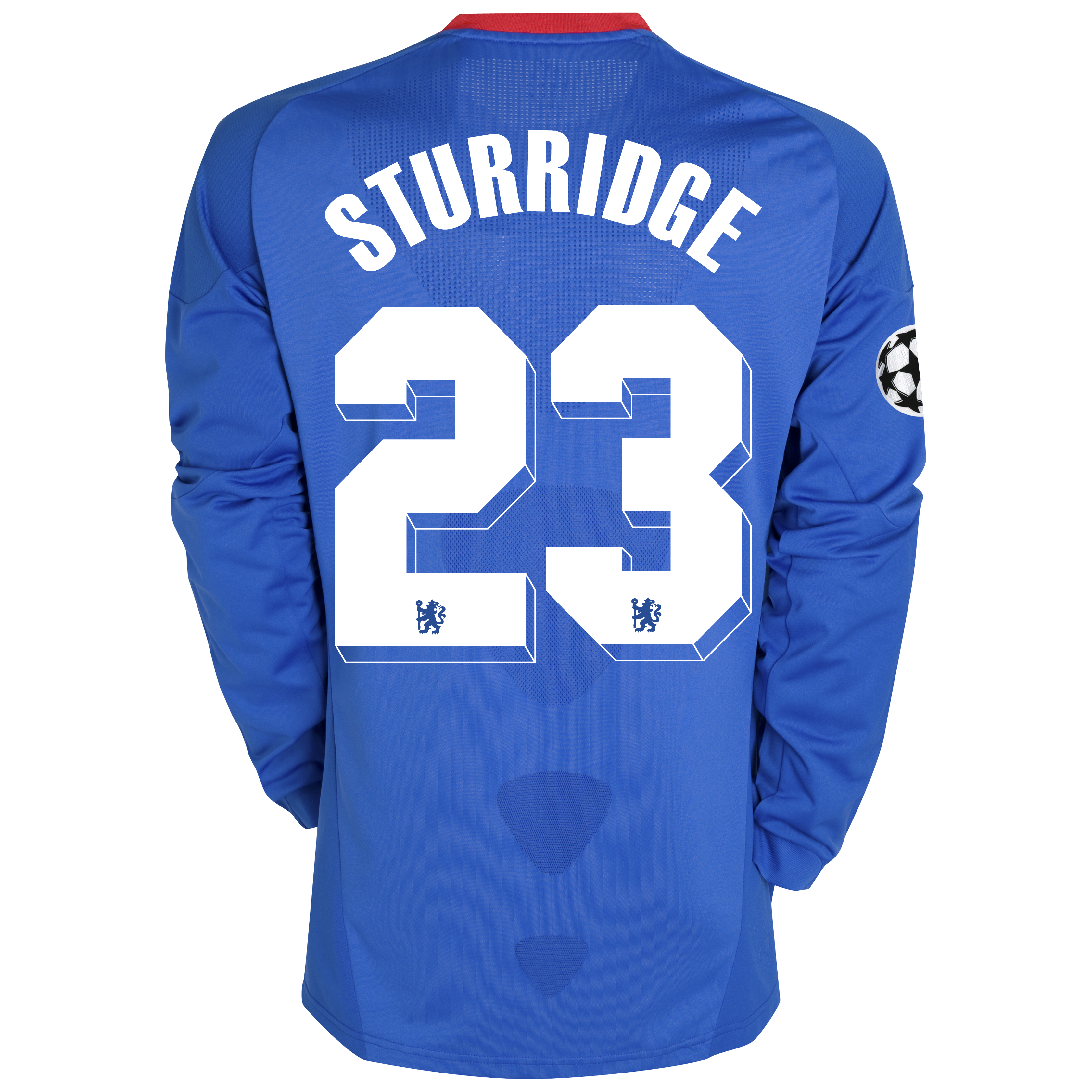 Chelsea UEFA Champions League Home Shirt 201011 with Sturridge 23 Printing Long Sleeve