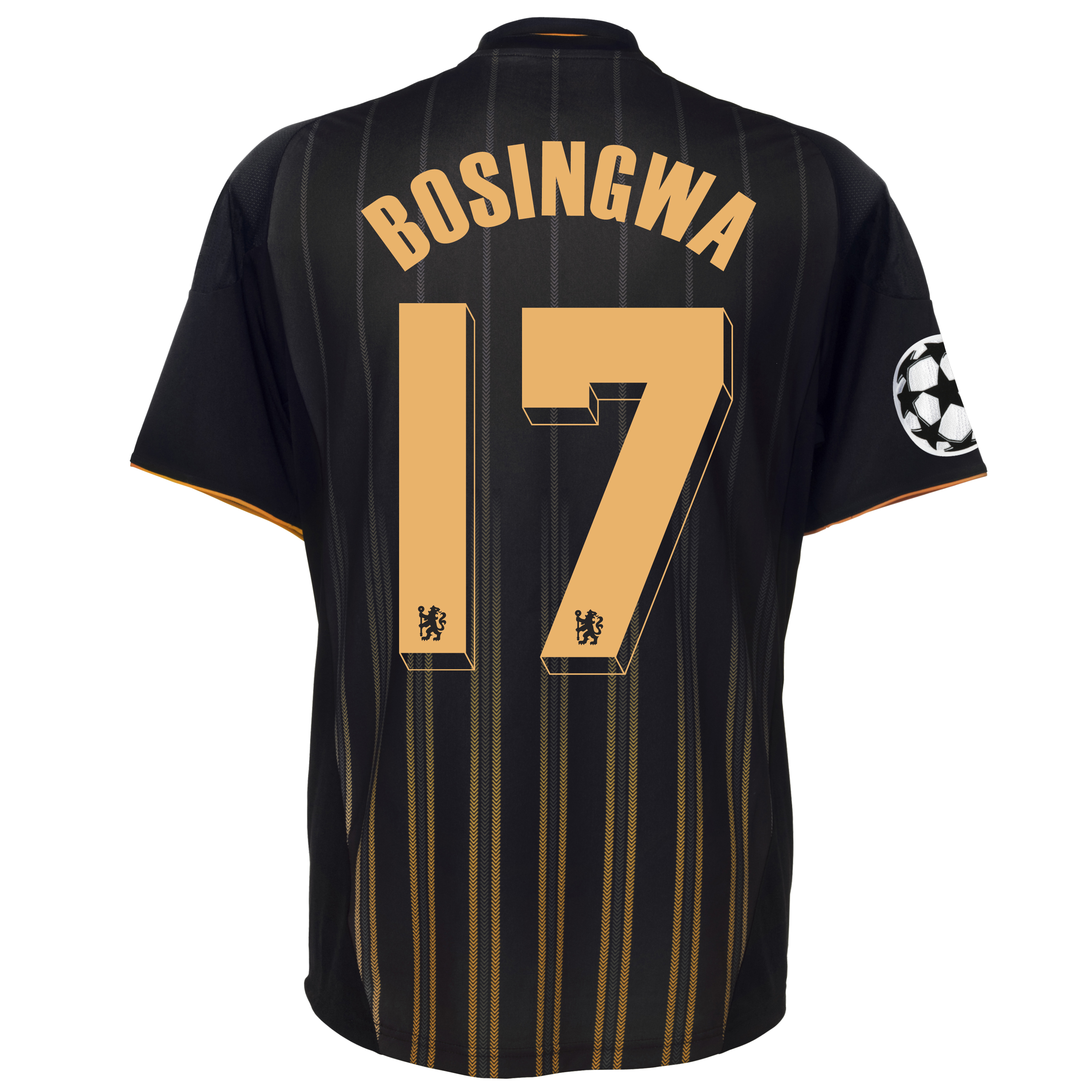 Chelsea UEFA Champions League Away Shirt 201011 with Bosingwa 17 printing