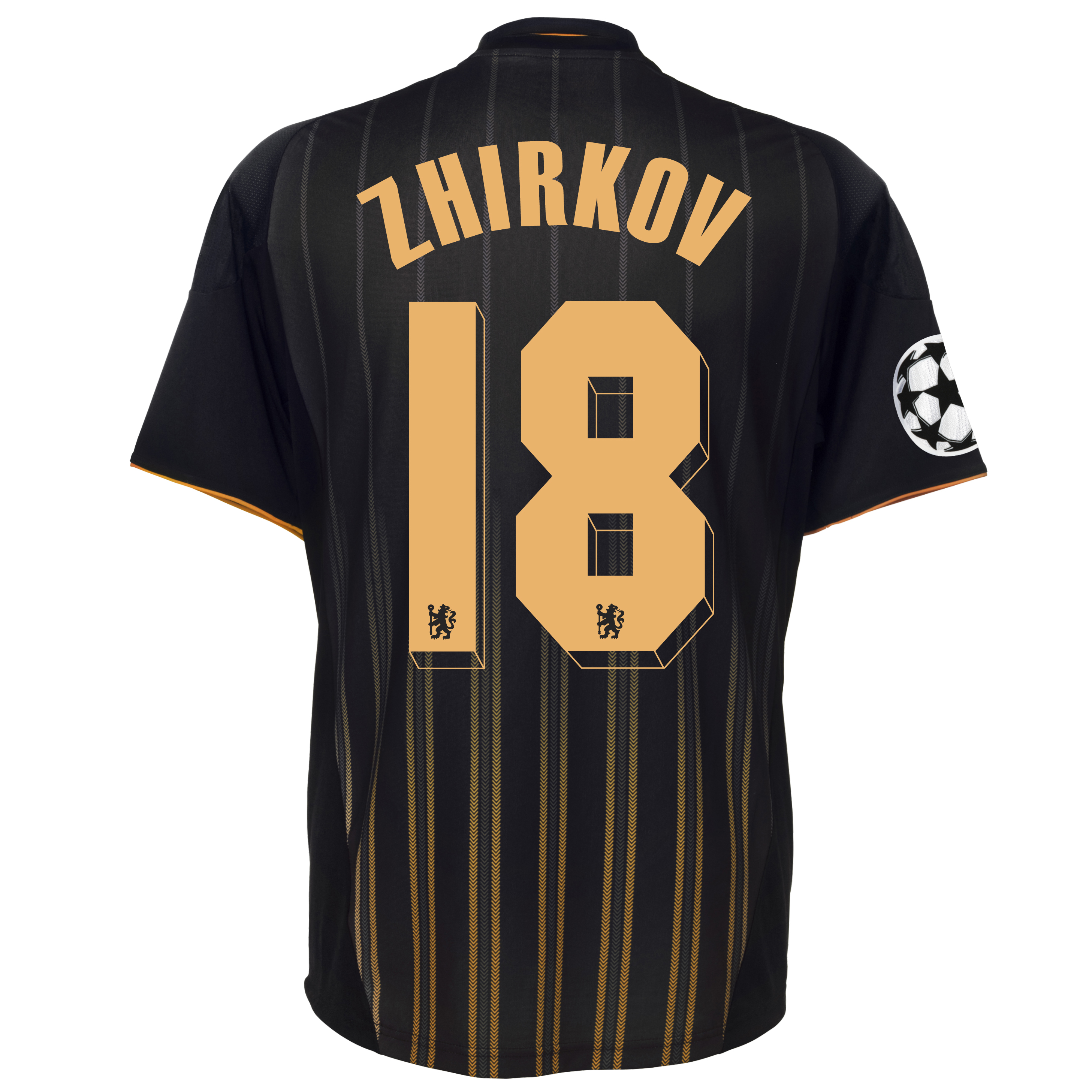 Chelsea UEFA Champions League Away Shirt 201011 with Zhirkov 18 printing