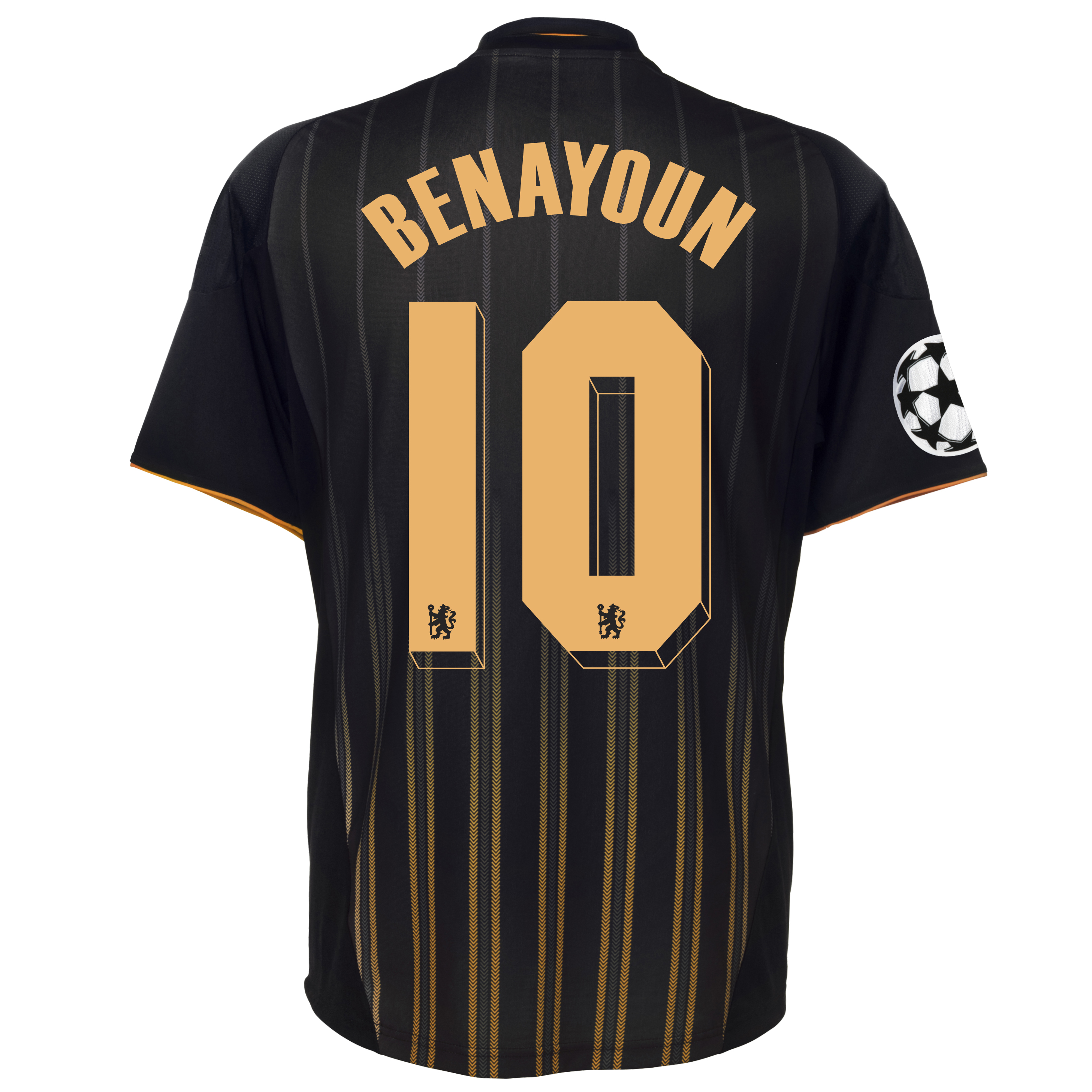 Chelsea UEFA Champions League Away Shirt 201011 with Benayoun 10 printing