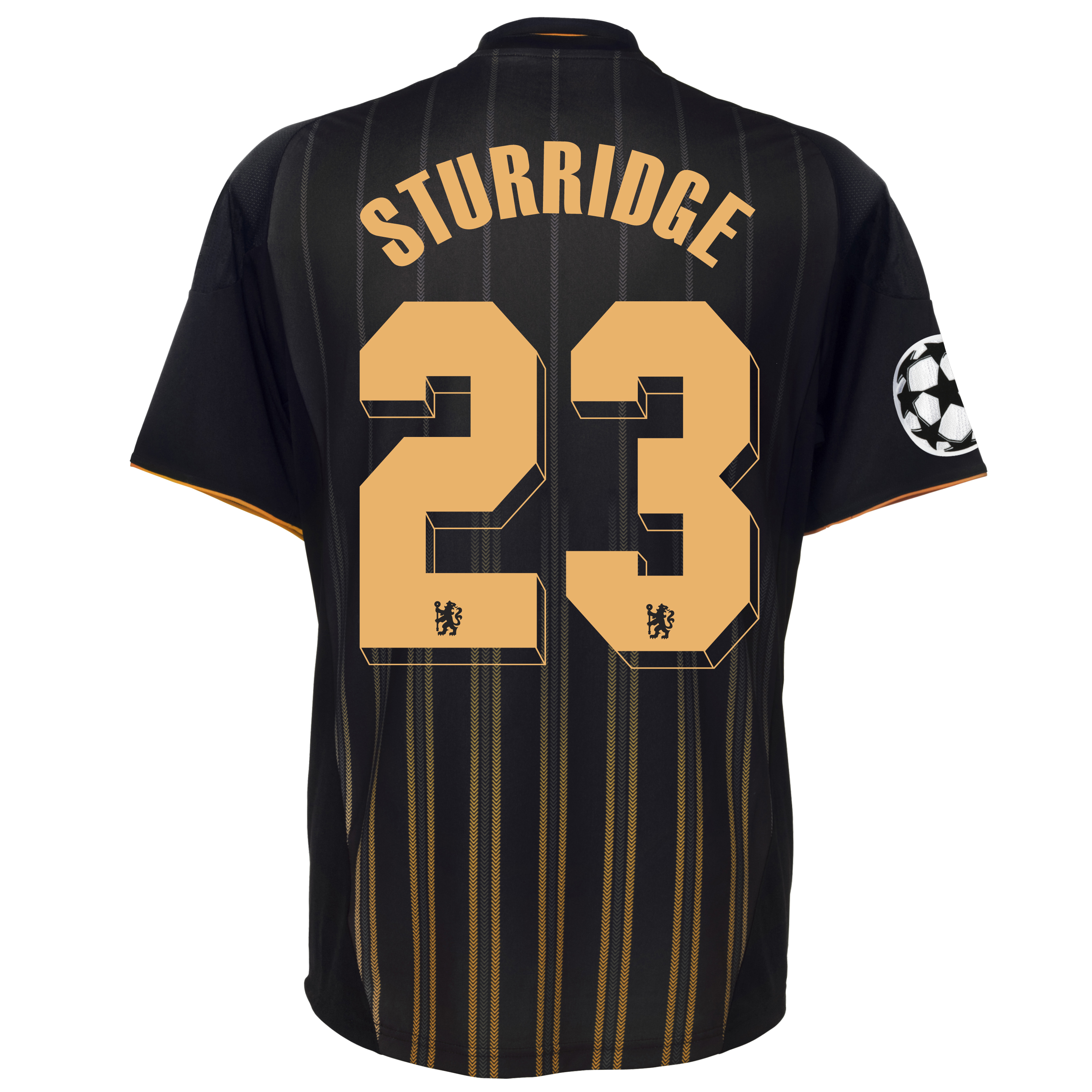 Chelsea UEFA Champions League Away Shirt 201011 with Sturridge 23 printing