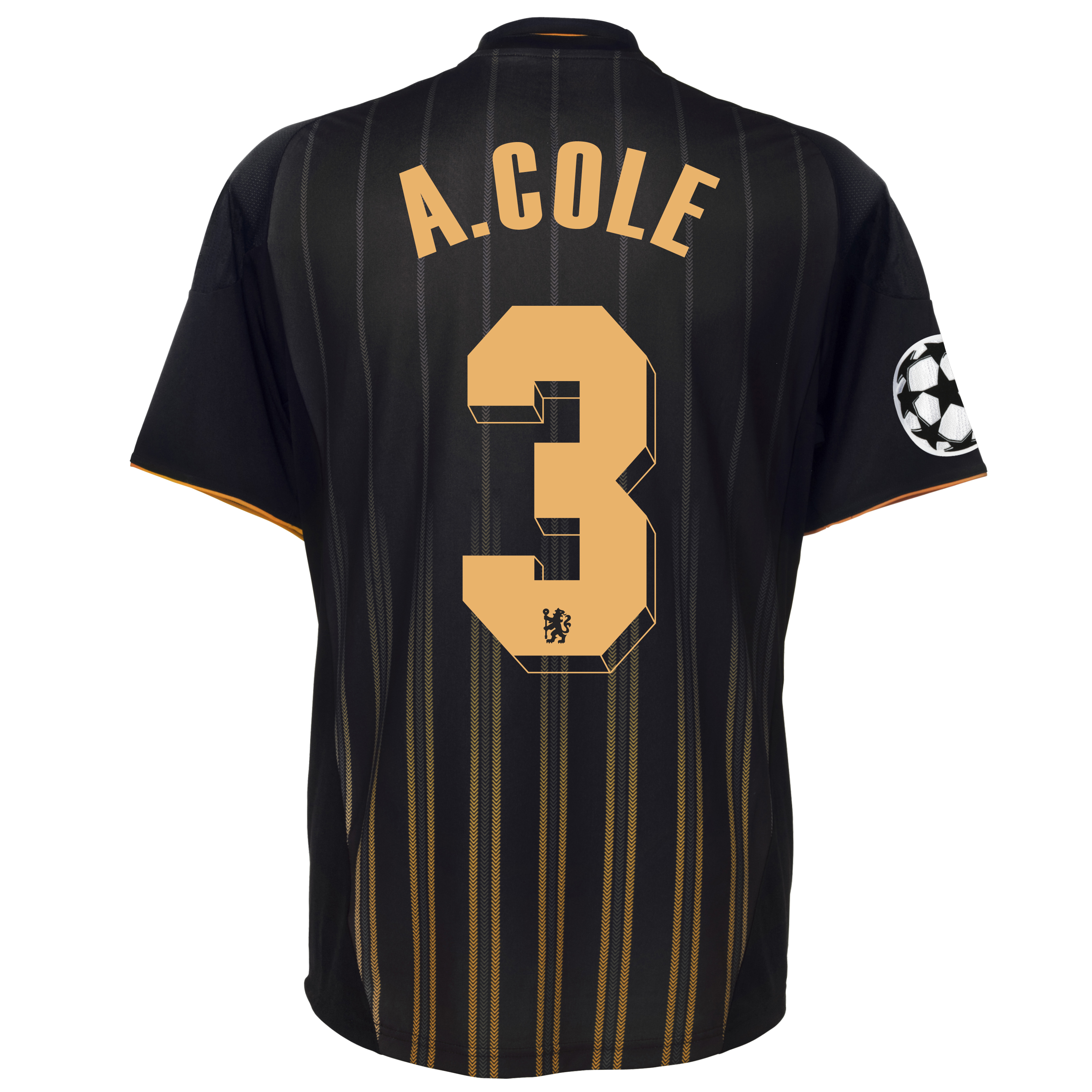 Chelsea UEFA Champions League Away Shirt 201011 with ACole 3 Printing Outsize