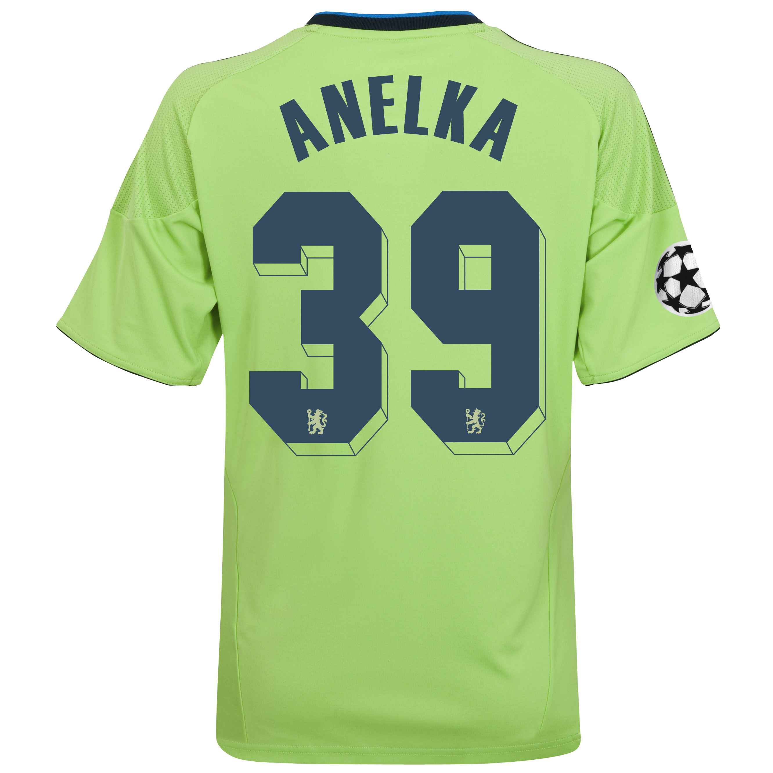 Chelsea UEFA Champions League Third Shirt 201011 with Anelka 39 printing