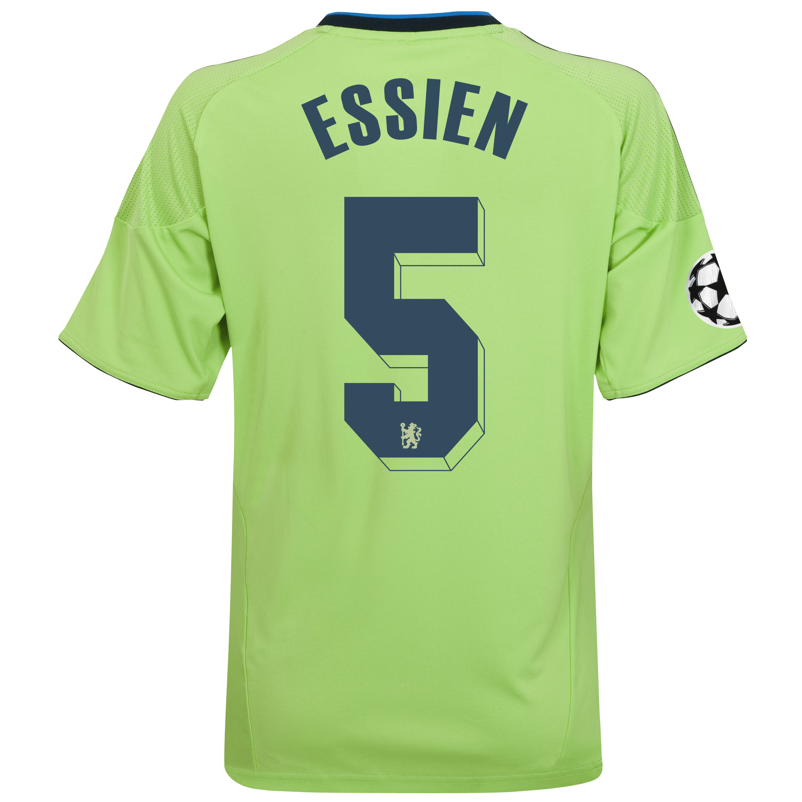 Chelsea UEFA Champions League Third Shirt 201011 with Essien 5 Printing Outsize