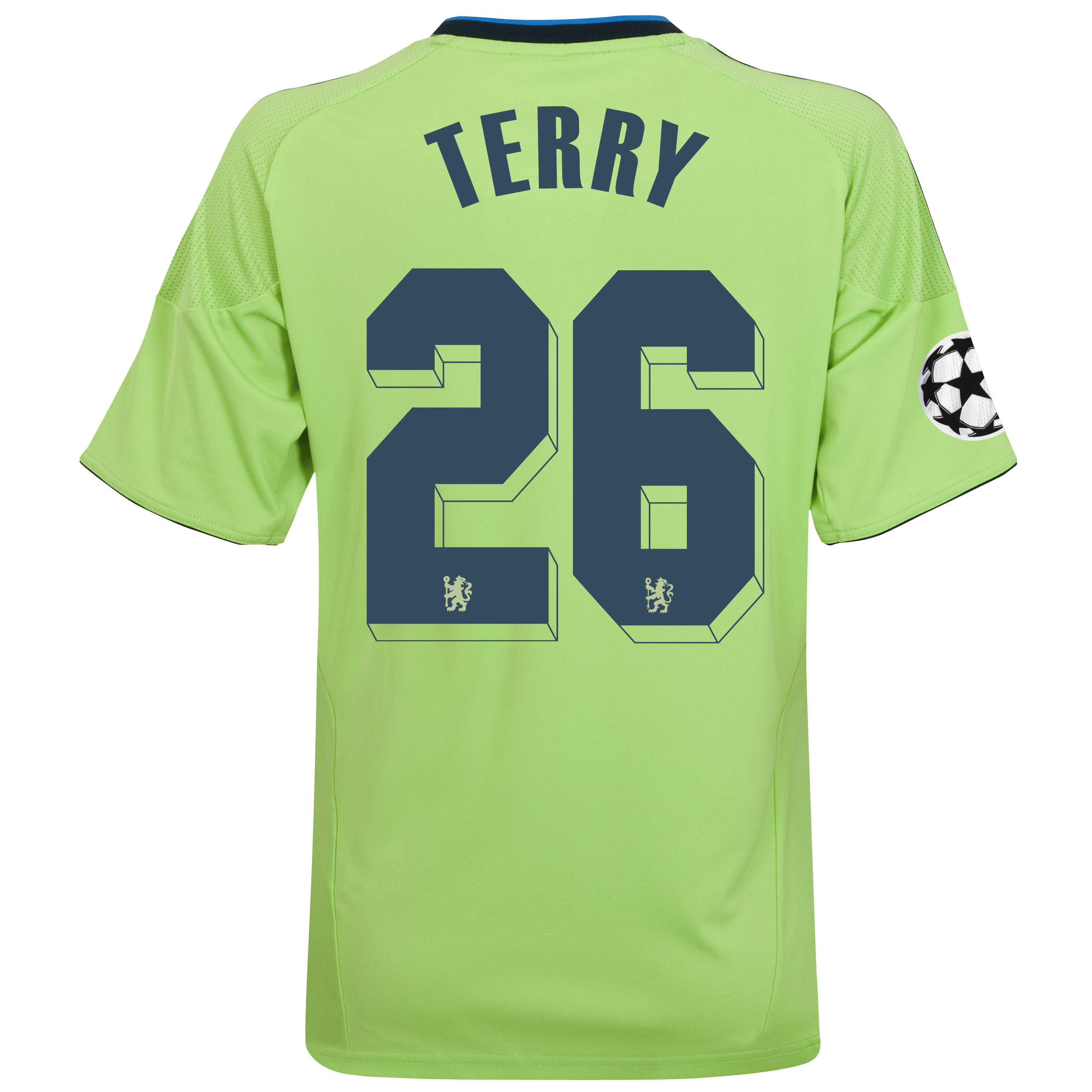 Chelsea UEFA Champions League Third Shirt 201011 with Terry 26 Printing Outsize