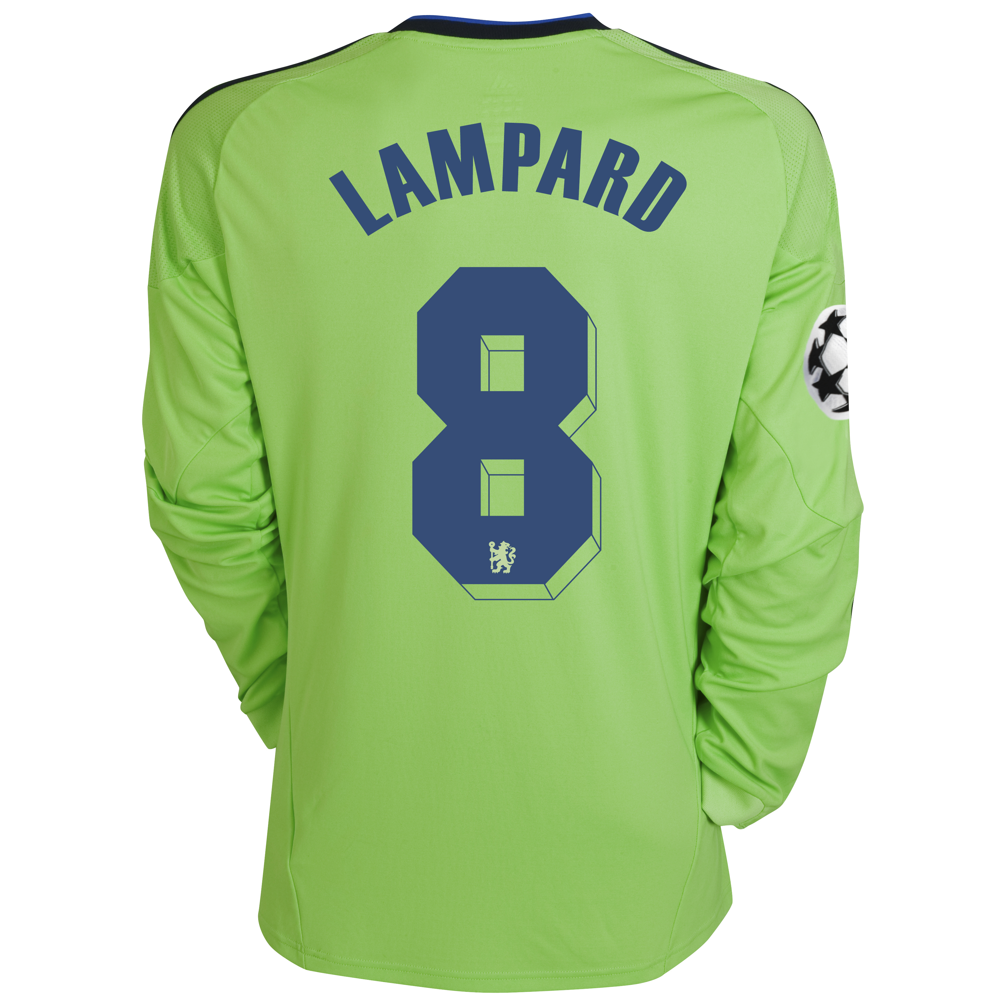 Chelsea UEFA Champions League Third Shirt 201011 with Lampard 8 Printing Long Sleeve