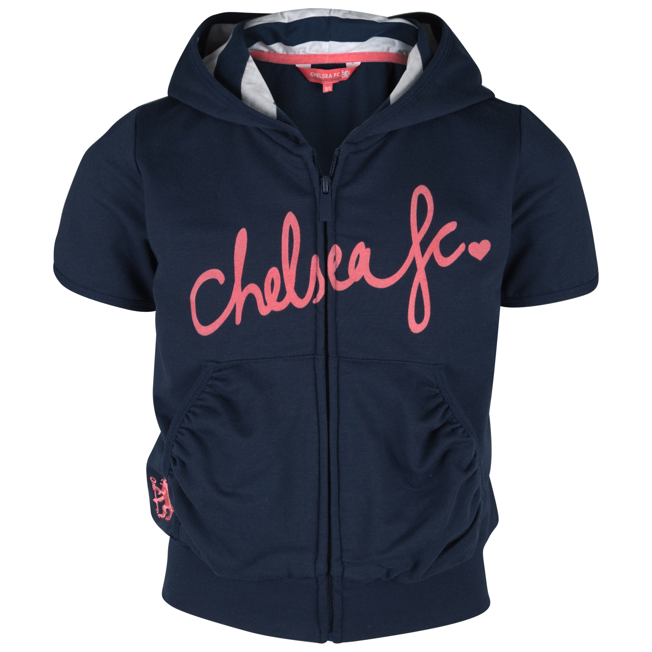 Chelsea Short Sleeve Hoodie Older Girls Navy
