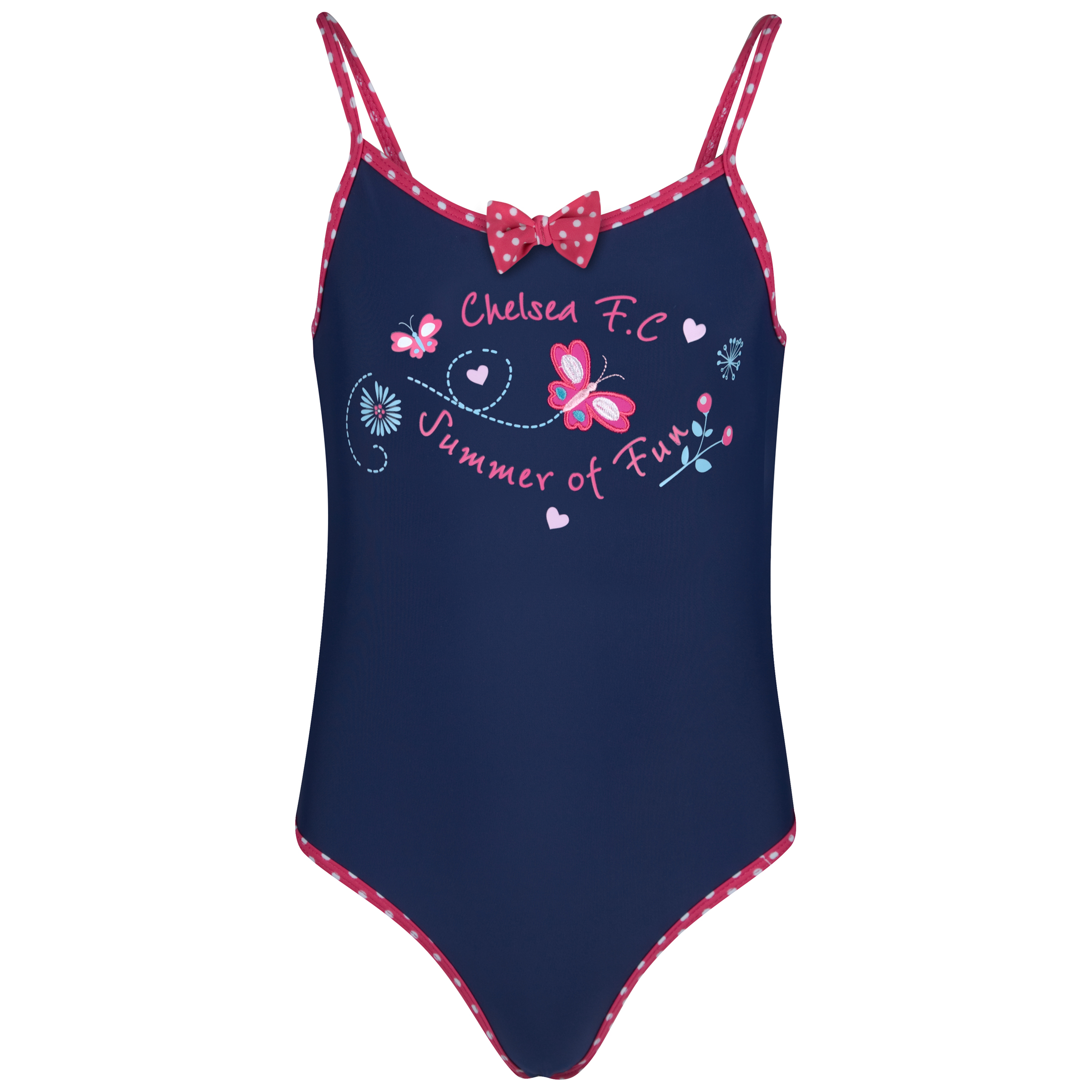 Chelsea Swimsuit NavyPink Older Girls