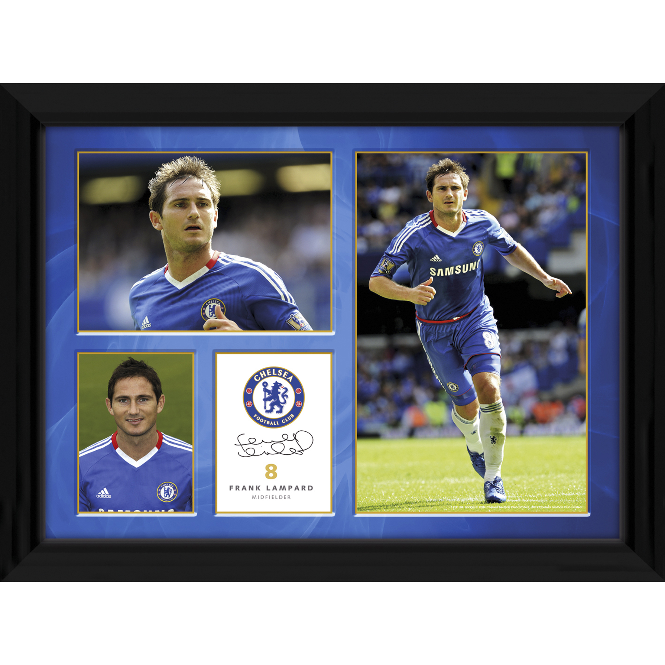Chelsea 201011 Lampard Framed Print 12 x 16
