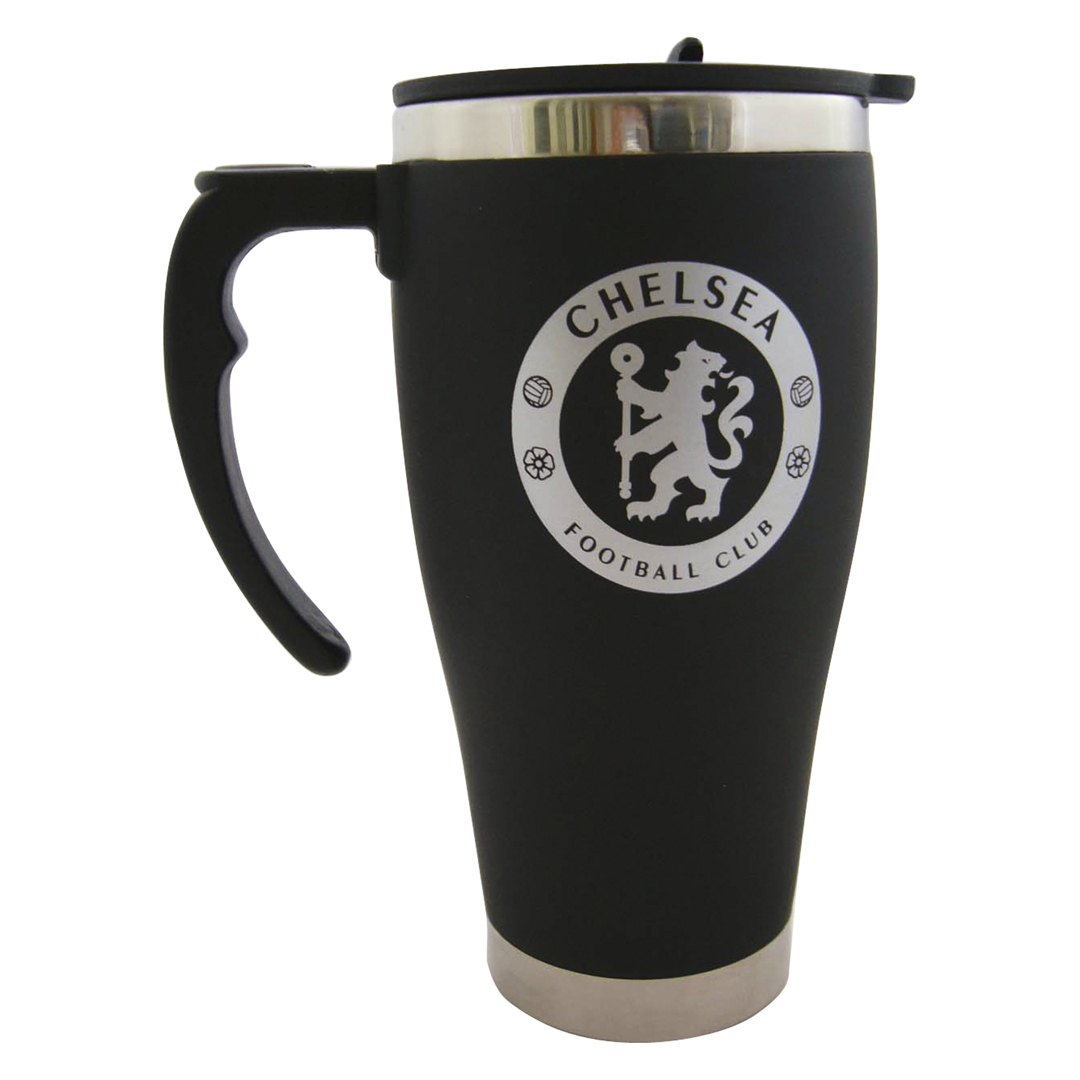 Chelsea Travel Flask with Handle BlackSilver