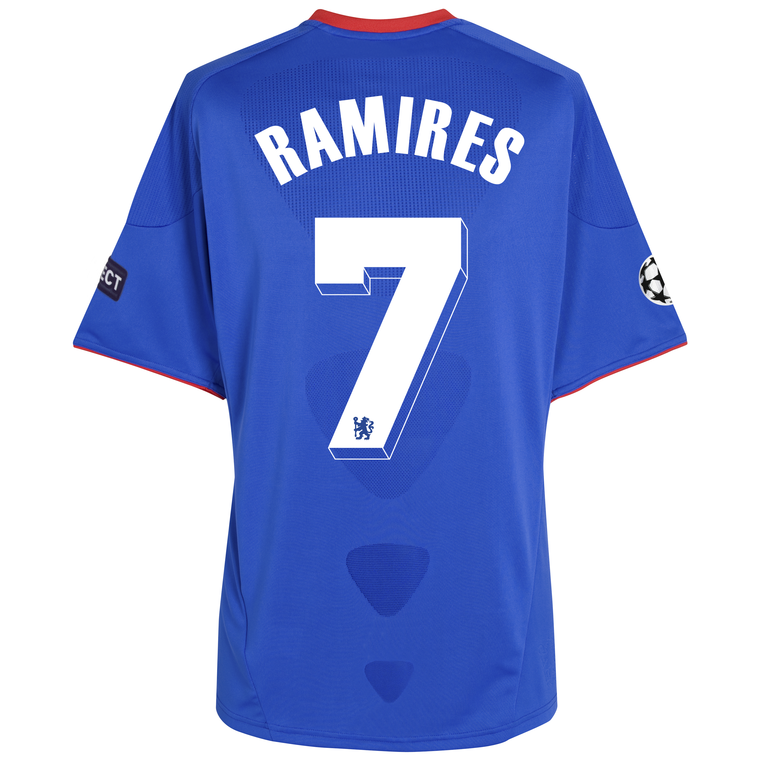 Chelsea UEFA Champions League Home Shirt 201011 Including UEFA Respect Patch with Ramires 7 printing