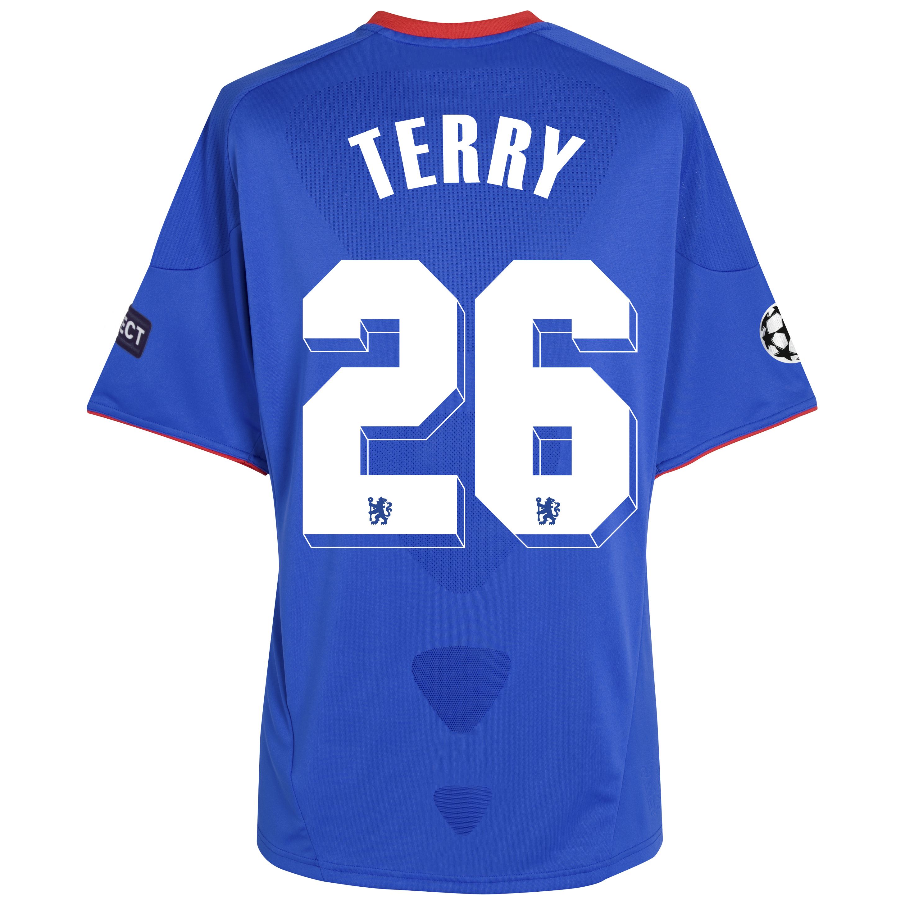 Chelsea UEFA Champions League Home Shirt 201011 Including UEFA Respect Patch with Terry 26 printing