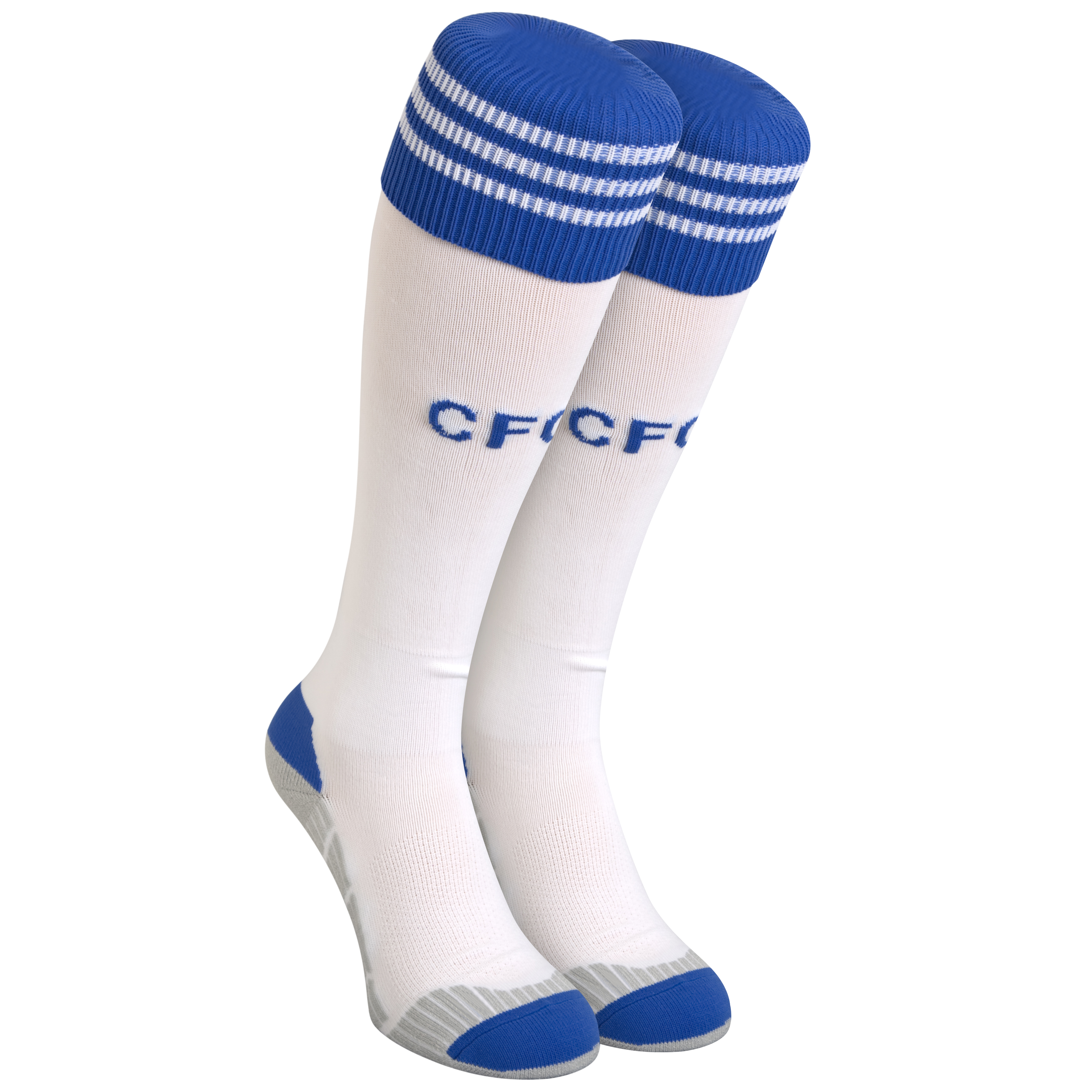 Chelsea Home Sock 2011/12 - White/ Reflex Blue