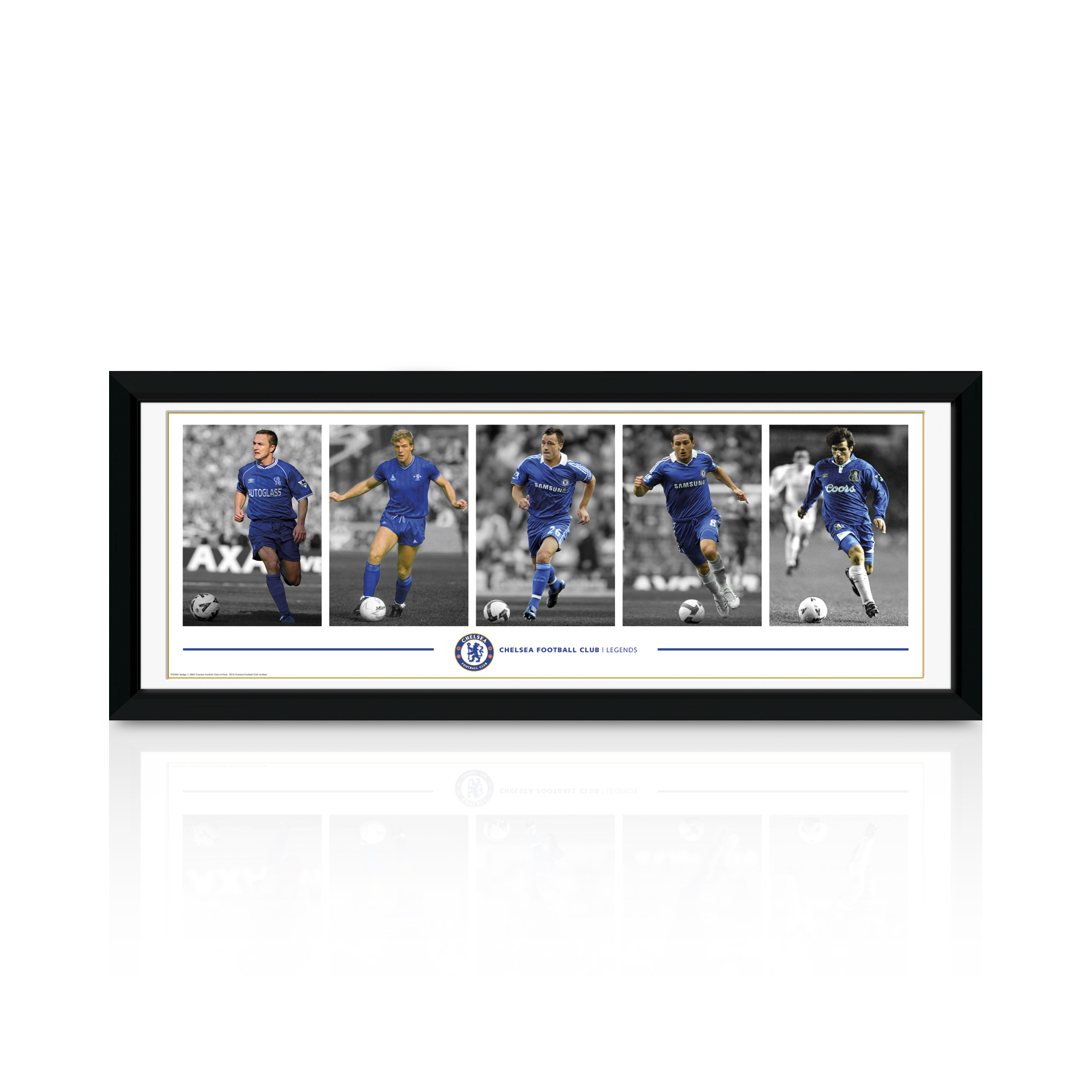 Chelsea Legends Modern Framed Print 30 x 12