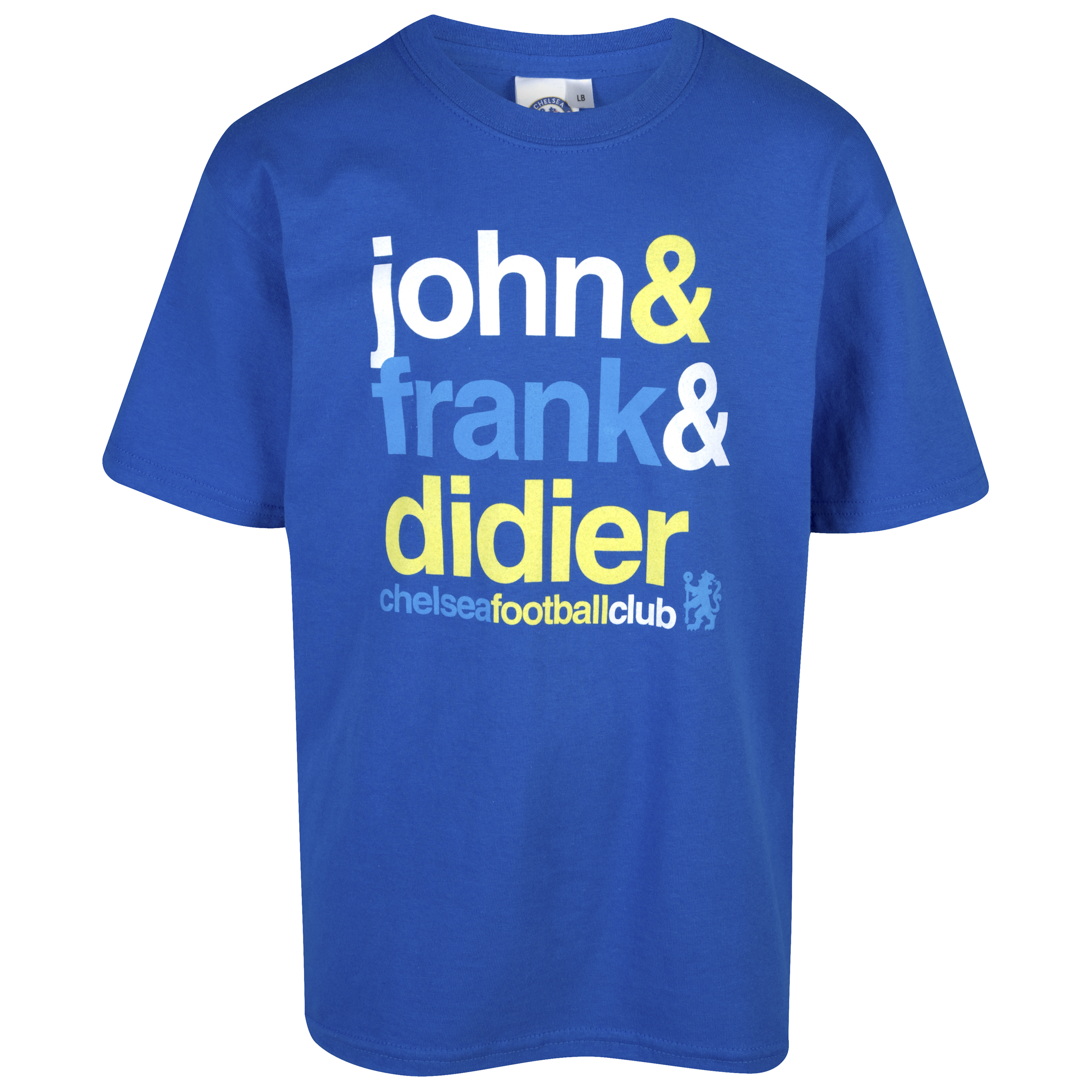 Chelsea John Frank and Didier T Shirt Royal Boys